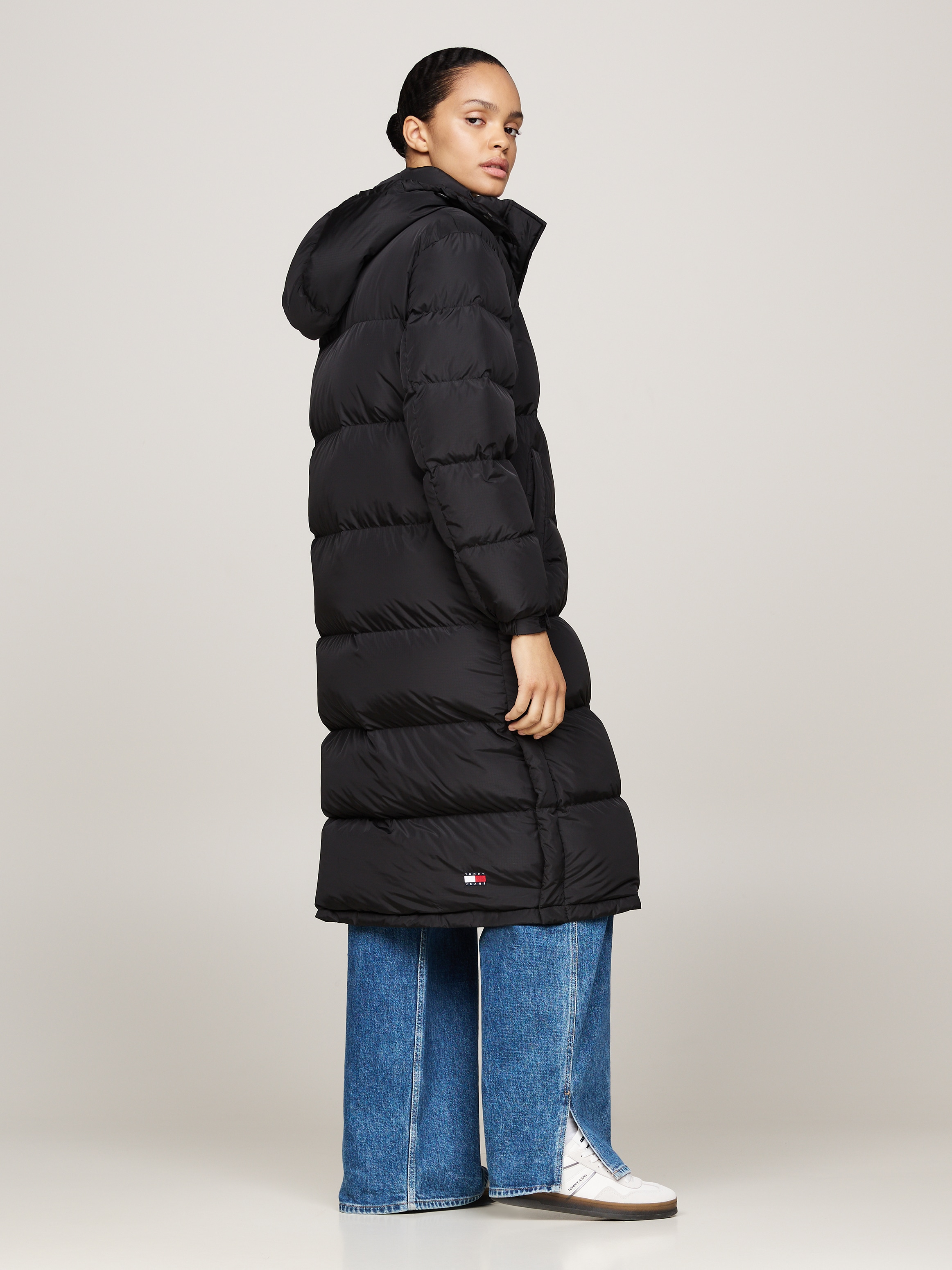 Tommy Jeans Curve Steppmantel »TJW ALASKA LONG PUFFER EXT«, in Großen Größen