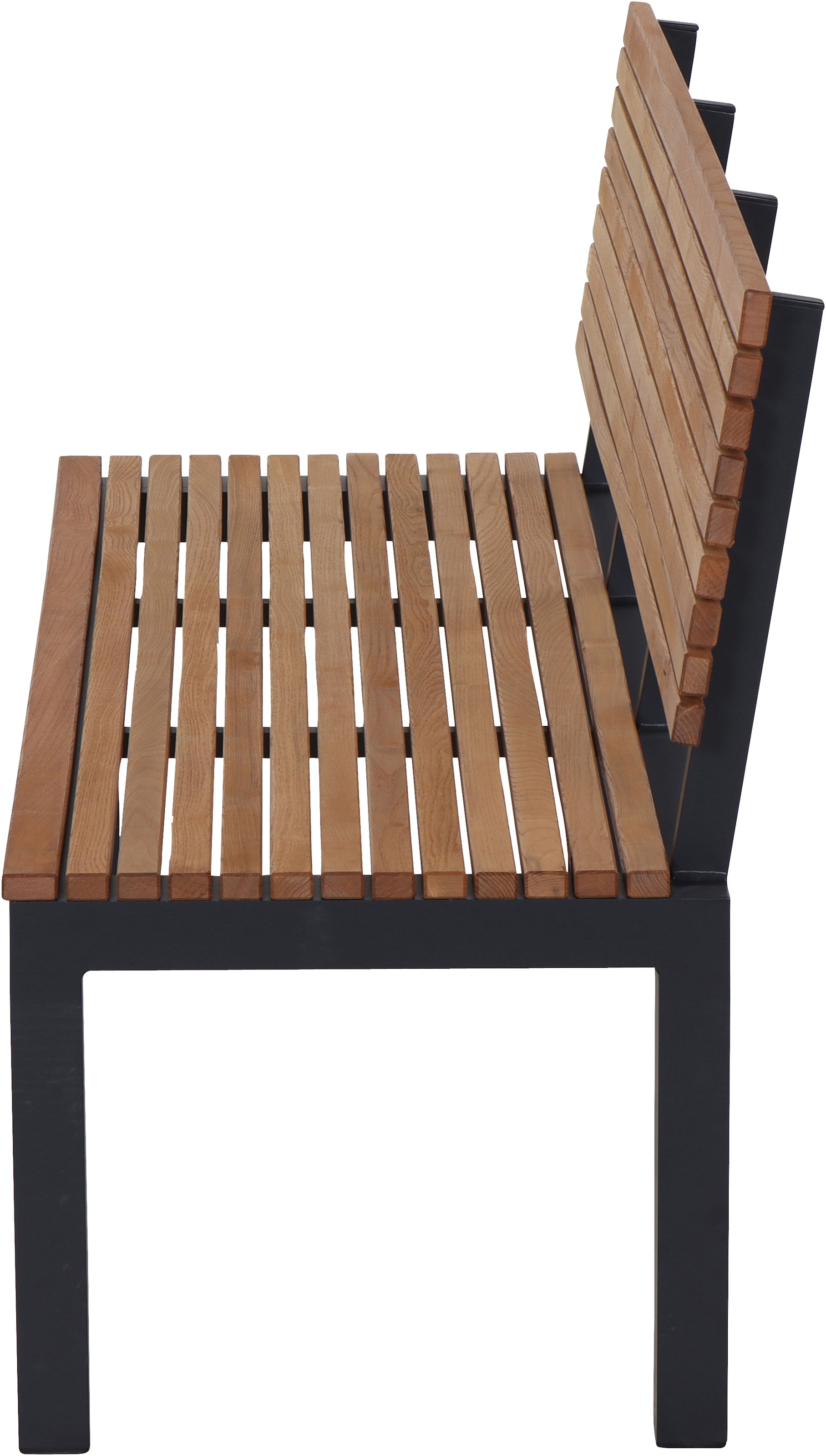 Siena Garden Gartenbank »Bozen 2er Aluminiumgestell anthrazit Robininenholz«, Flächen aus Robinienholz FSC® 100%
