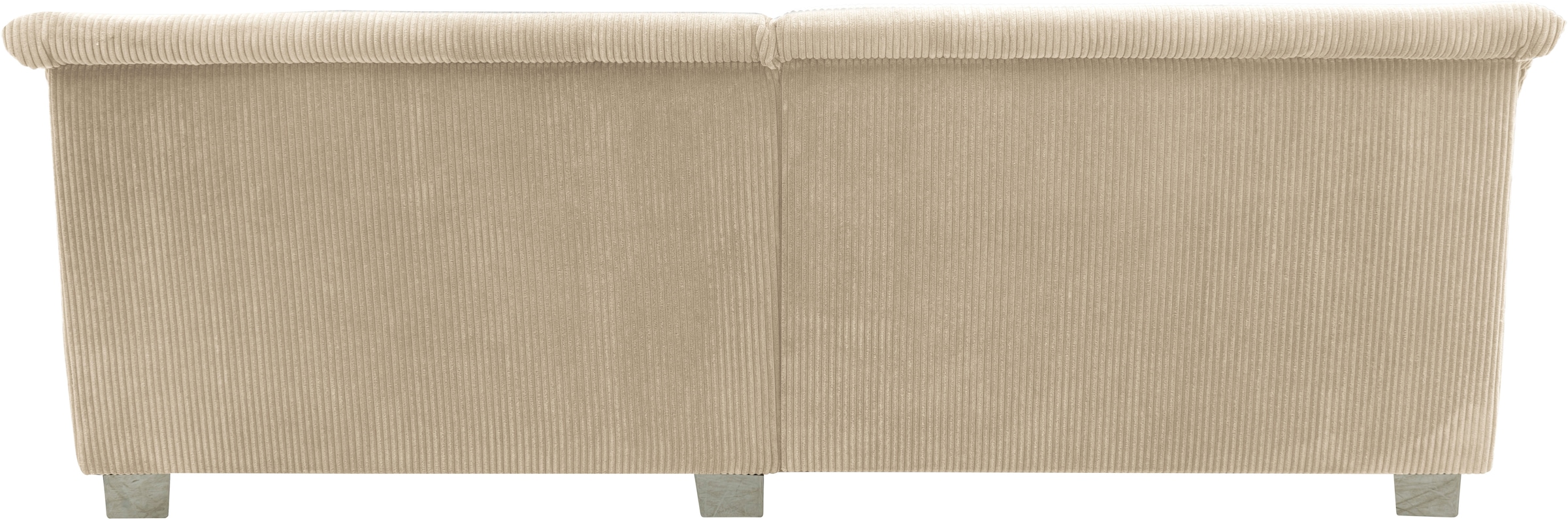 DOMO collection Ecksofa »100031 kompakte Stellmaße, komfortabel und bequem, L-Form«, wahlweise mit Bettfunktion und Armteilverstellung. Breite 234cm