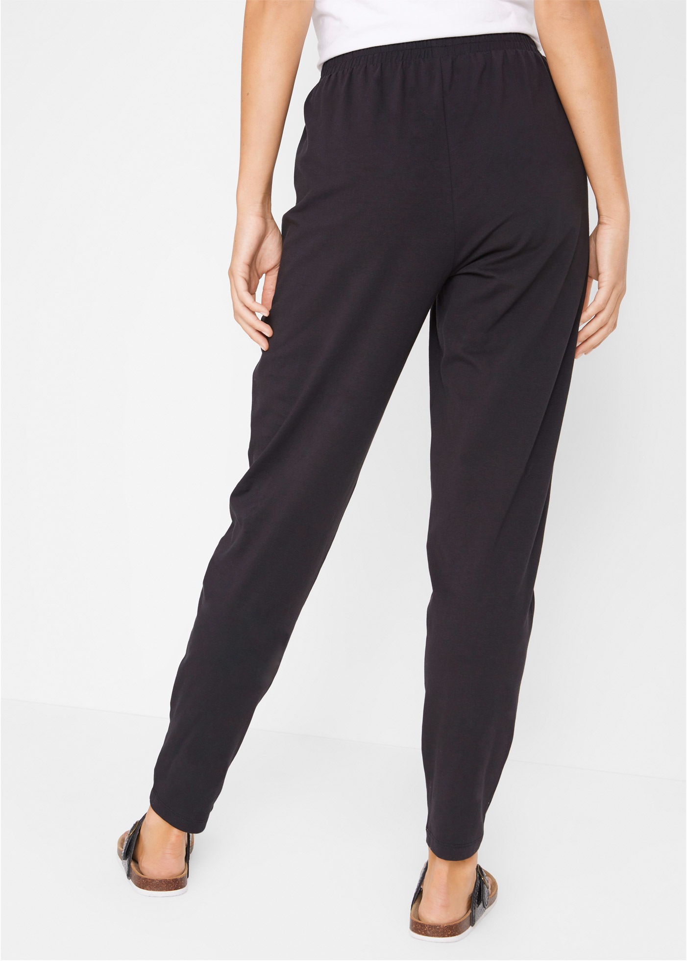 bonprix Haremshose Jerseyhose aus Baumwoll-Mix günstig online kaufen