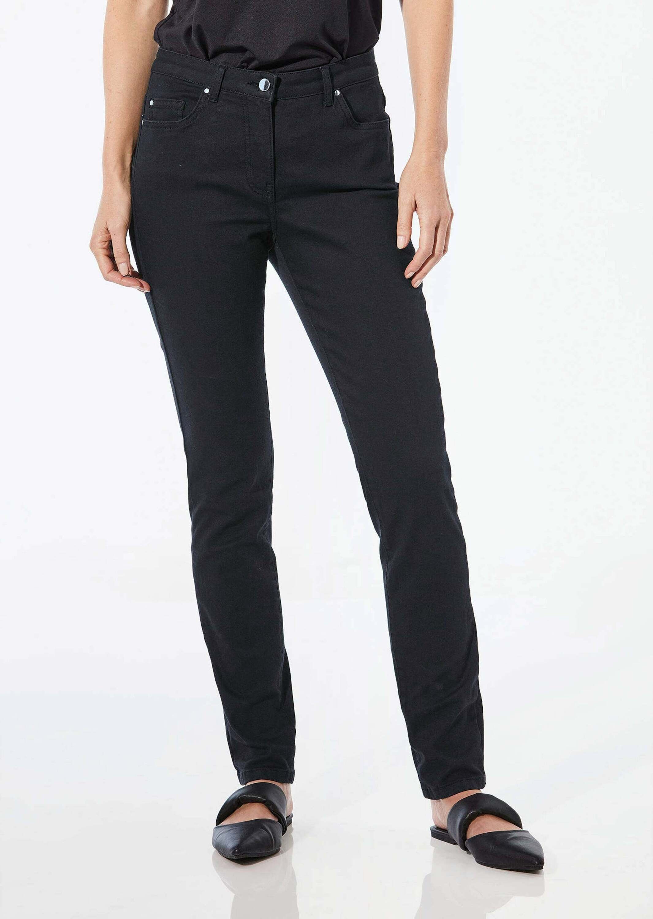 GOLDNER Regular-fit-Jeans "Lange Freizeithose BELLA mit Formbund" günstig online kaufen