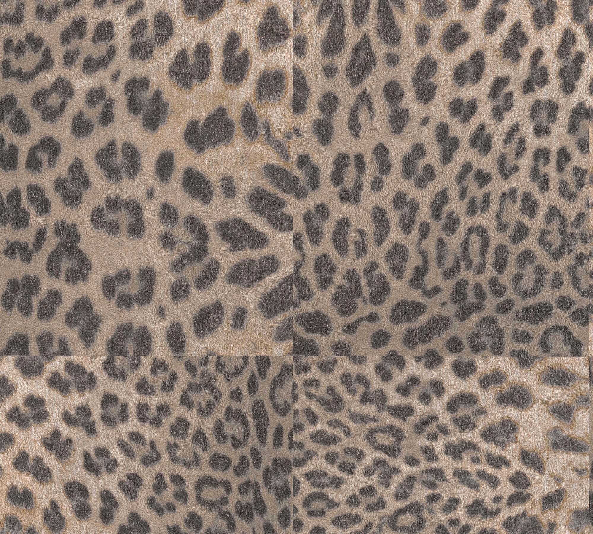 Vliestapete »Desert Lodge«, Fellimitat-animal print-gemustert, Tapete Leopardenmuster