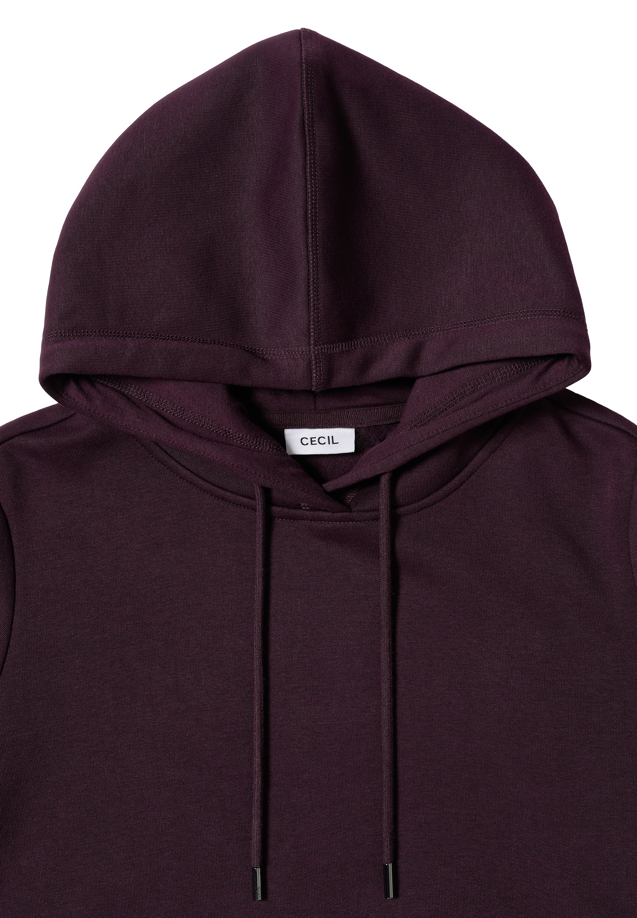 Cecil Hoodie, aus softem Materialmix