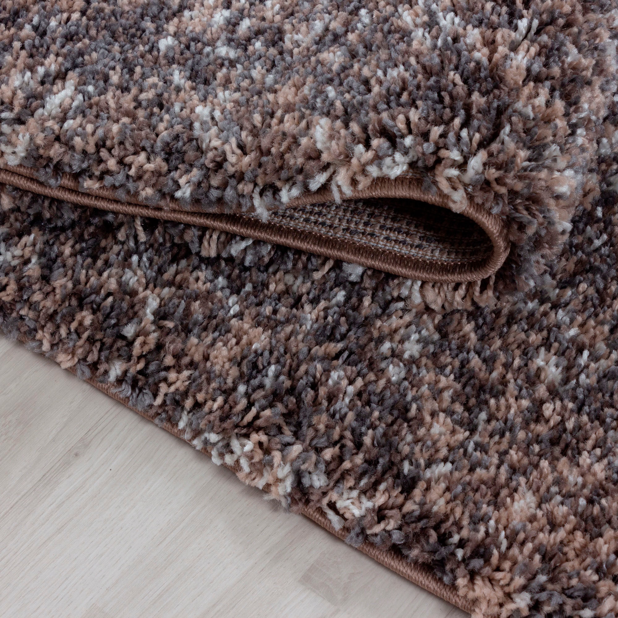 Ayyildiz Teppiche Hochflor-Teppich »Enjoy Shaggy«, rund, 50 mm Höhe, melierter Langflor, Wohnzimmer