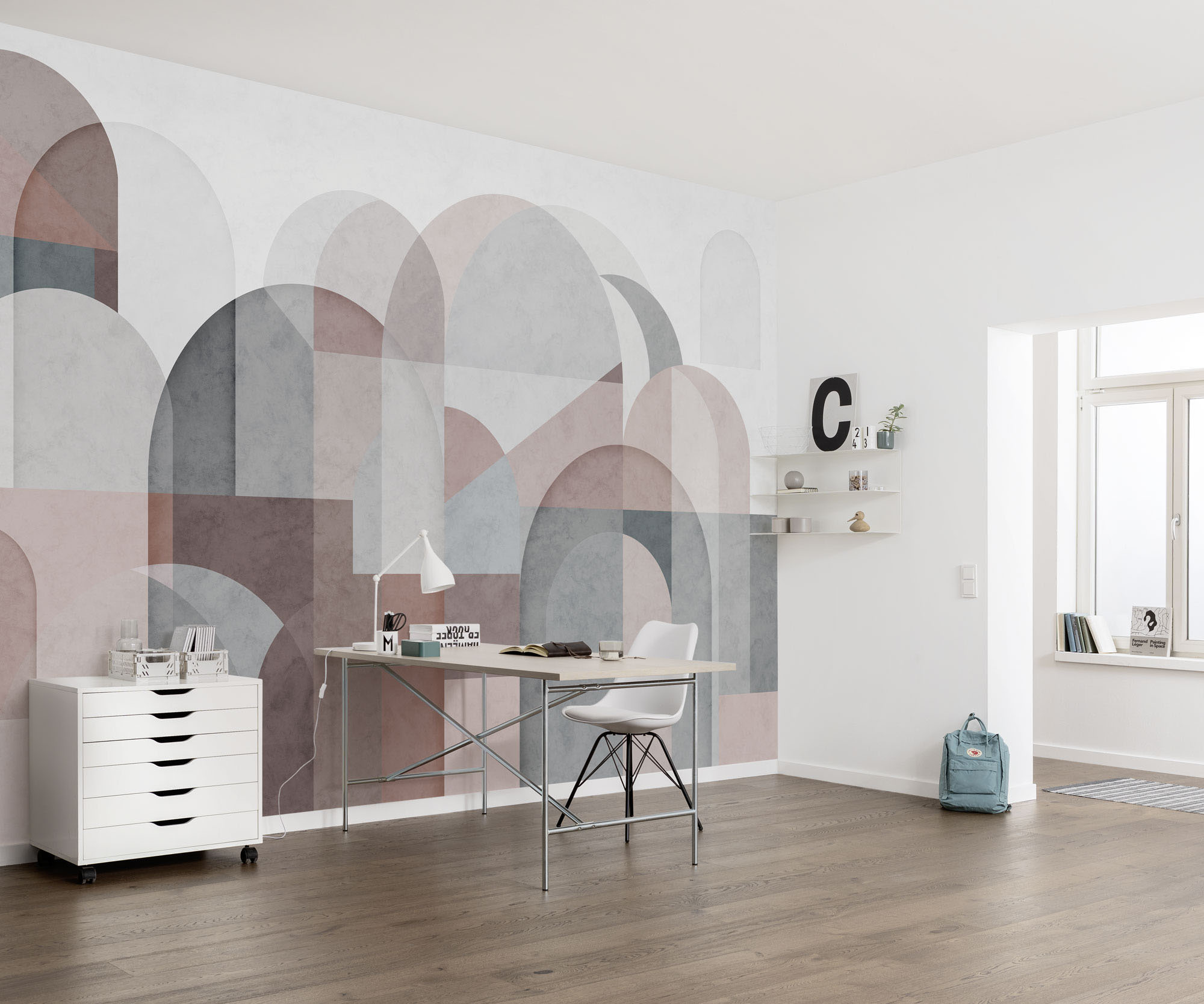 Komar Fototapete "Digitaldruck Vlies - Archway - Größe 400 x 250 cm" bedruckt glatt Wohnzimmer, Schlafzimmer