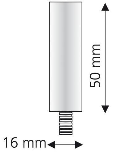 Liedeco Deckenträgerverlängerung "Power" für Gardinenstangen Ø 20 mm günstig online kaufen
