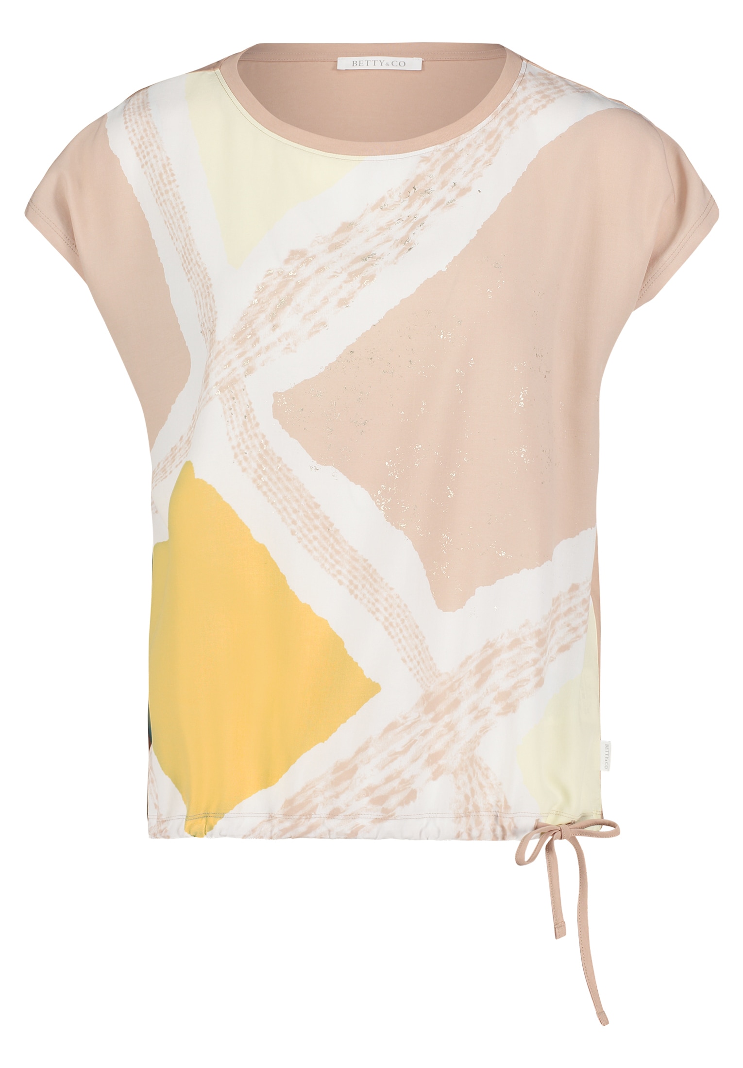 Betty&Co Kurzarmshirt »Betty & Co Damen Casual-Shirt mit Print«, (1 tlg.), Druck
