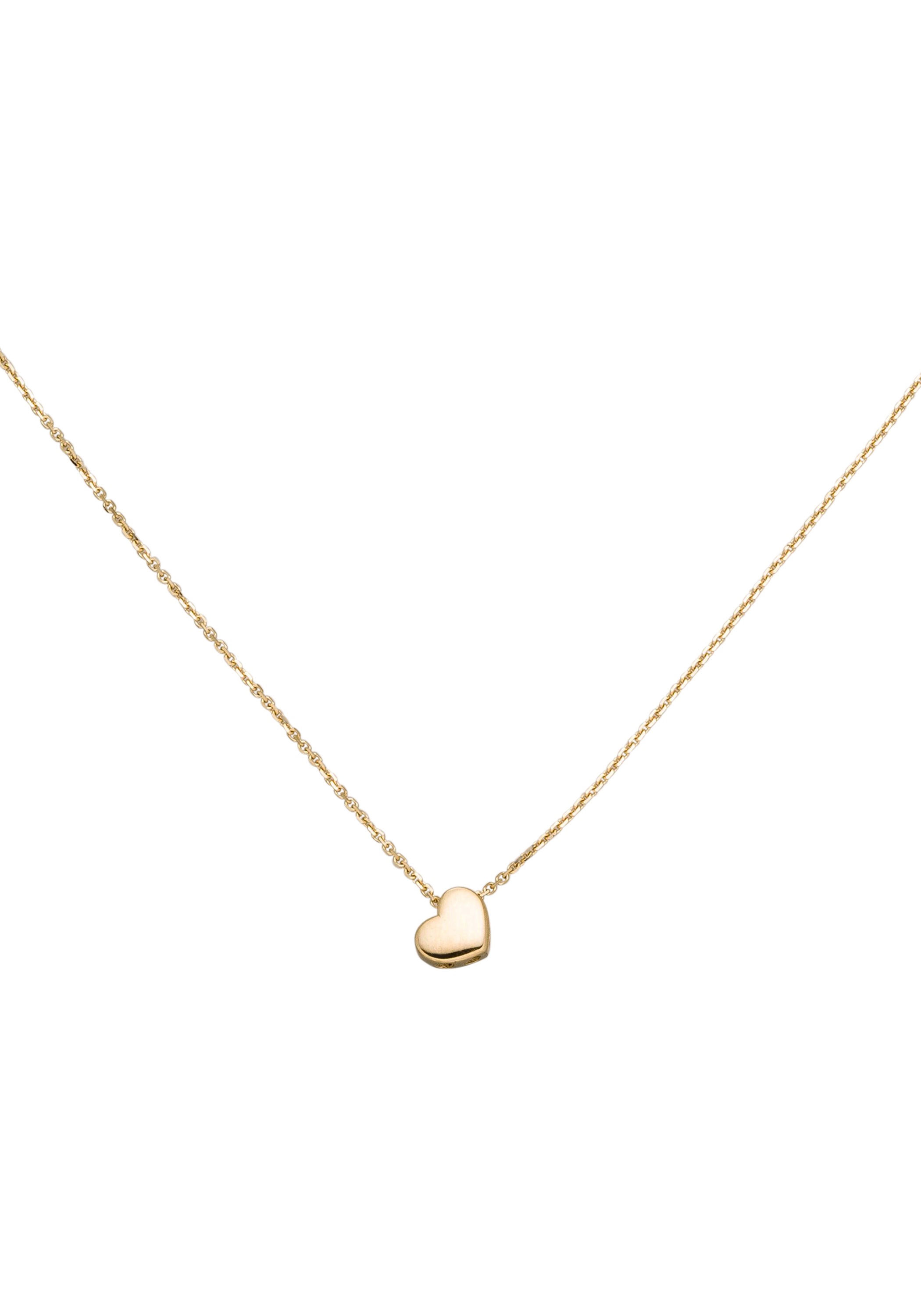 JOBO Kette mit Anhänger »Herz« 375 Gold 42 cm