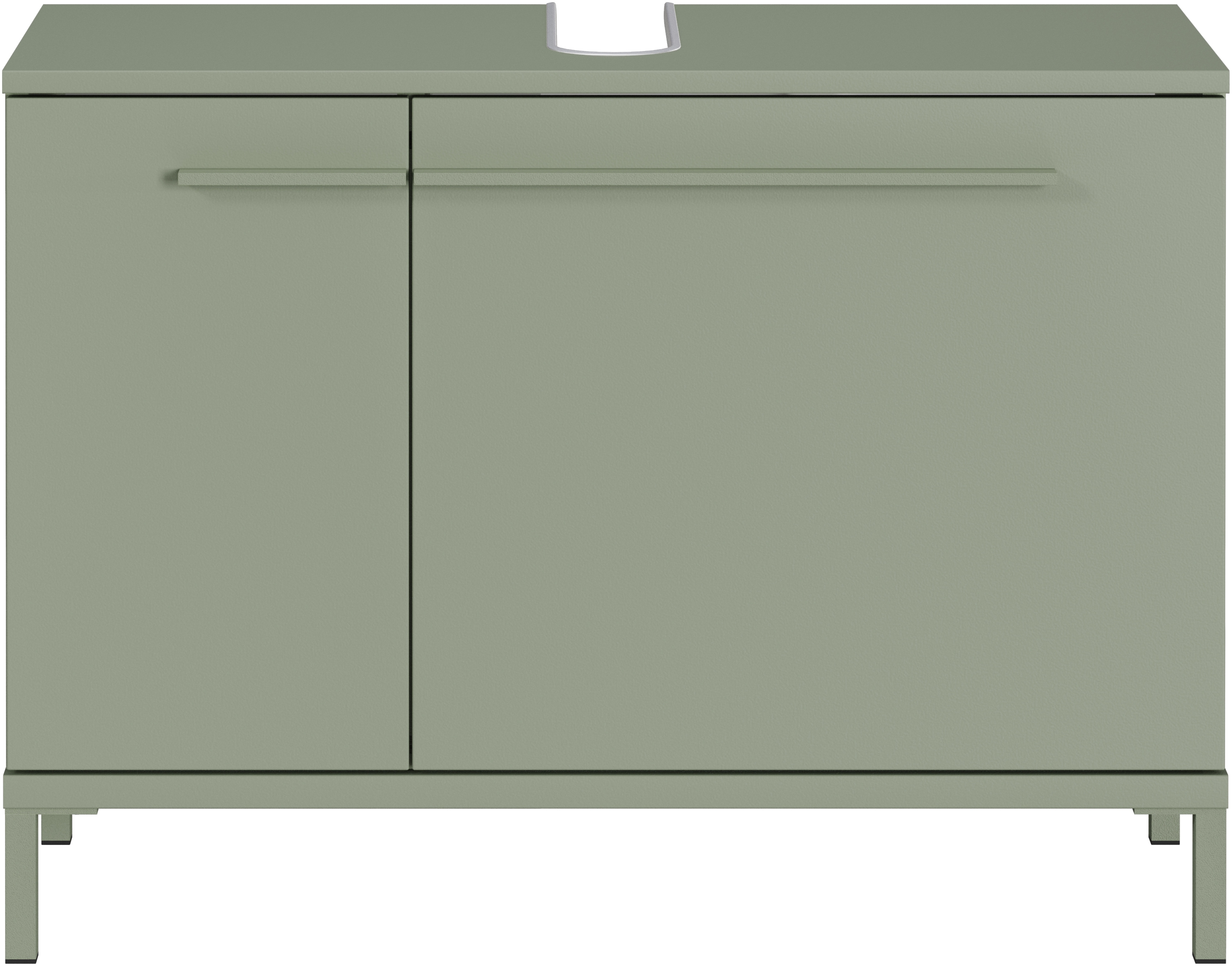 GERMANIA Waschbeckenunterschrank "Waschbeckenunterschrank" 1 Stk. tlg. Waschbeckenunterschrank mit Siphonausschnitt