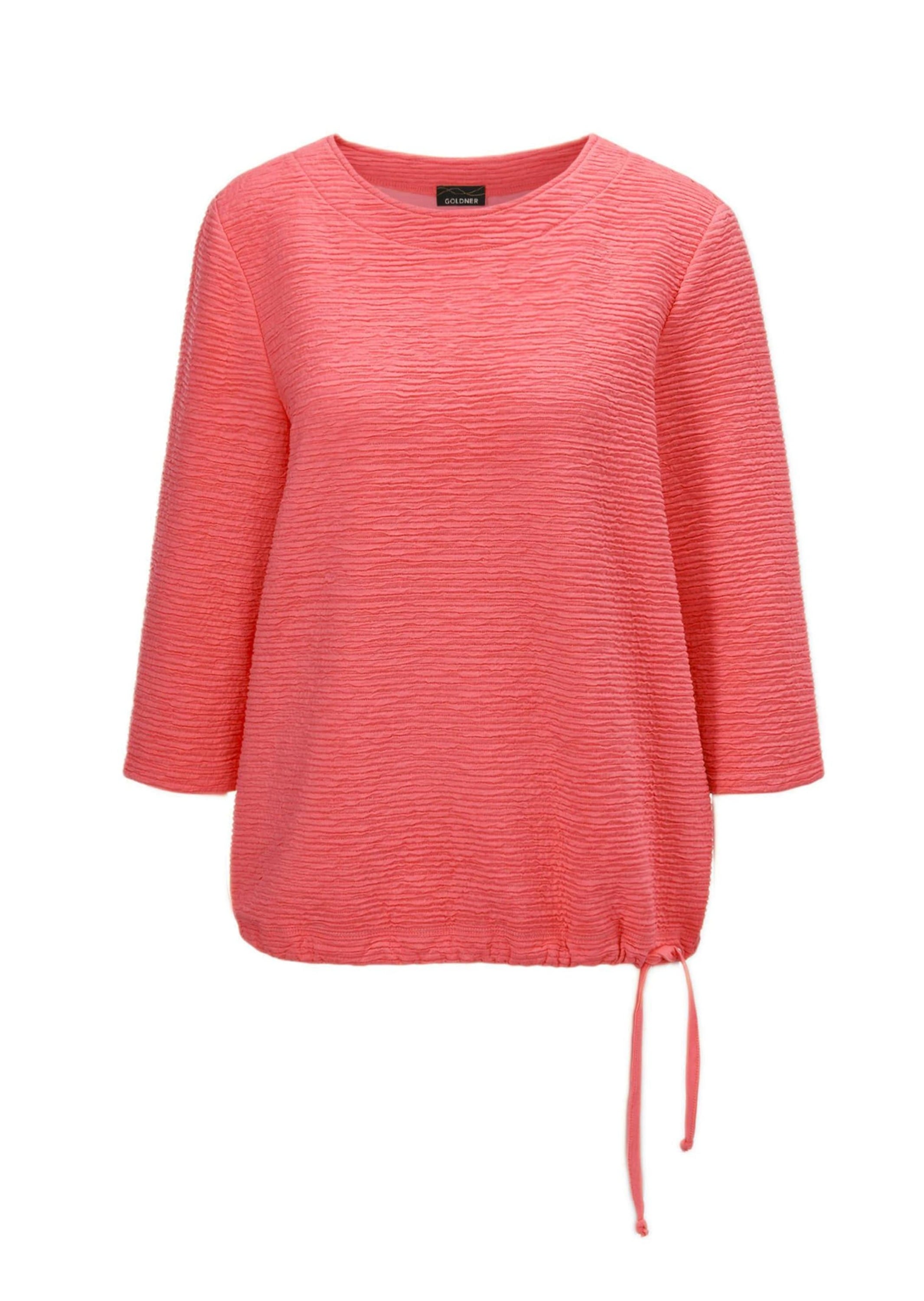 GOLDNER Kurzarmshirt "Kurzgröße Gerades, bequemes Halbarm T-Shirt" günstig online kaufen