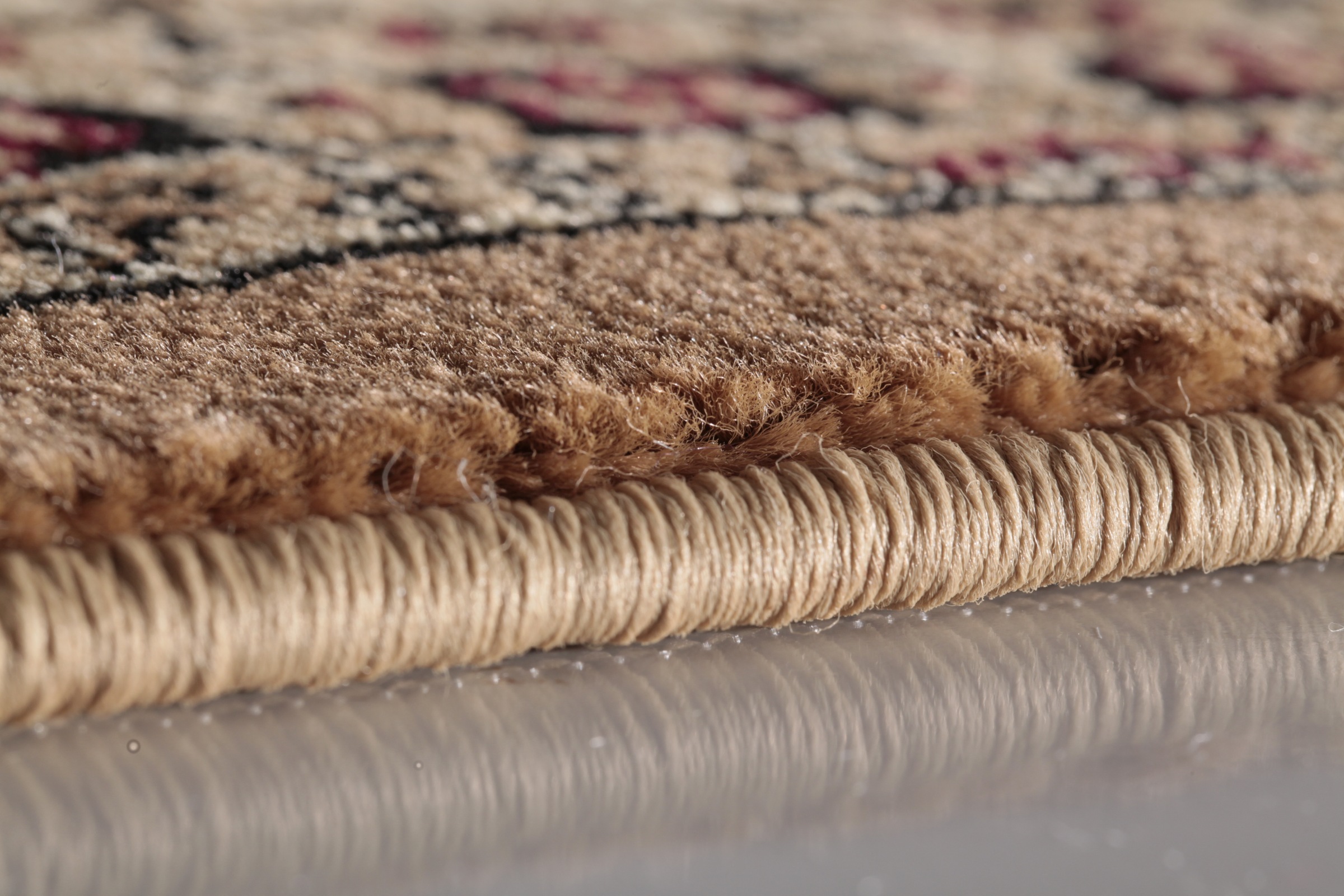 Teppich AYYILDIZ TEPPICHE "Marrakesh 207", beige, B:200cm H:12mm L:290cm, Kunstfaser, Teppiche, Teppich, Kurzflor, Orient-Optik, Webteppich, Wohnzimmer 3