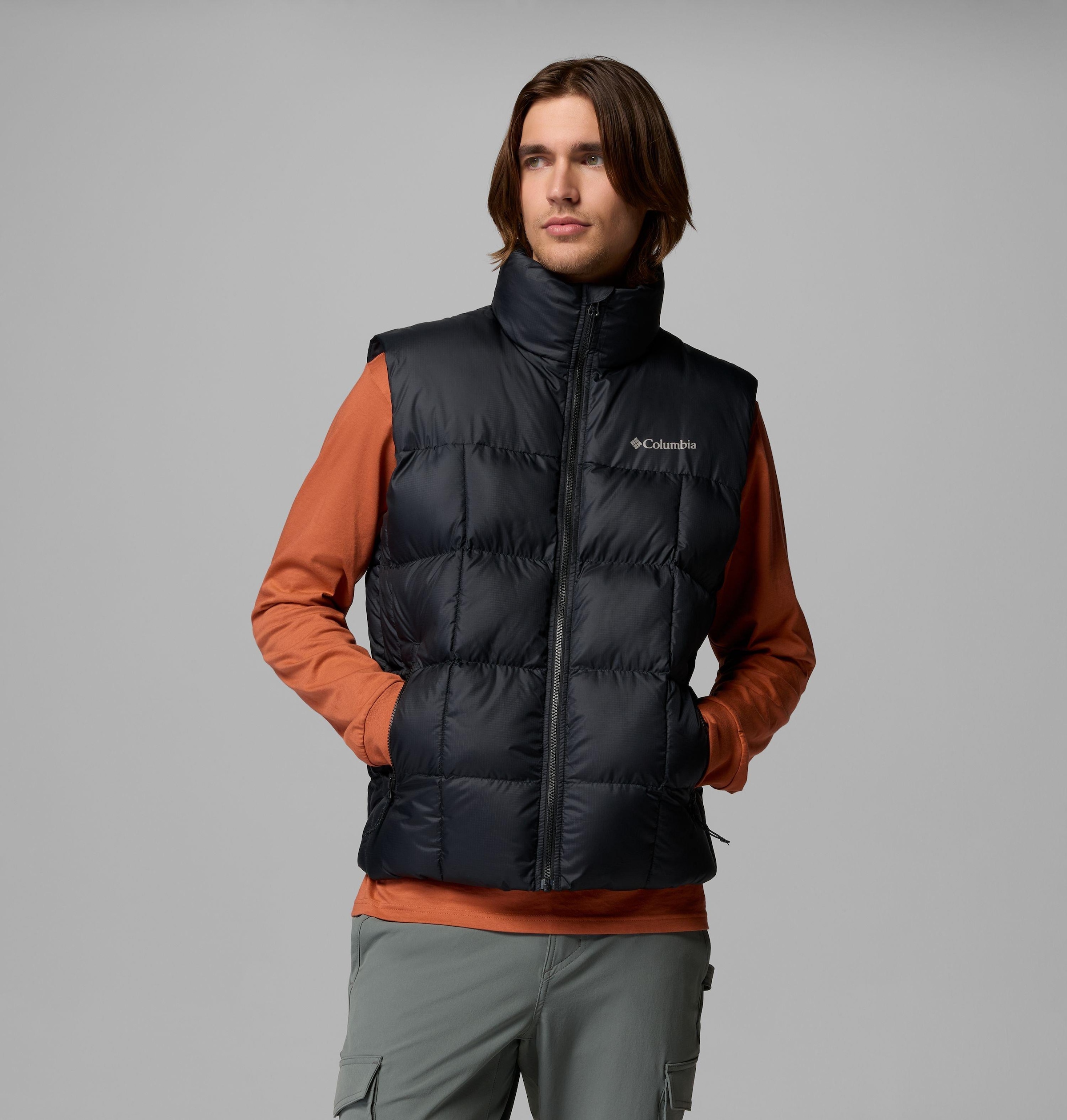 Columbia Steppweste "Puffect IV Vest" mit wärmender Wattierung, für Trekking geeignet, aus Polyester
