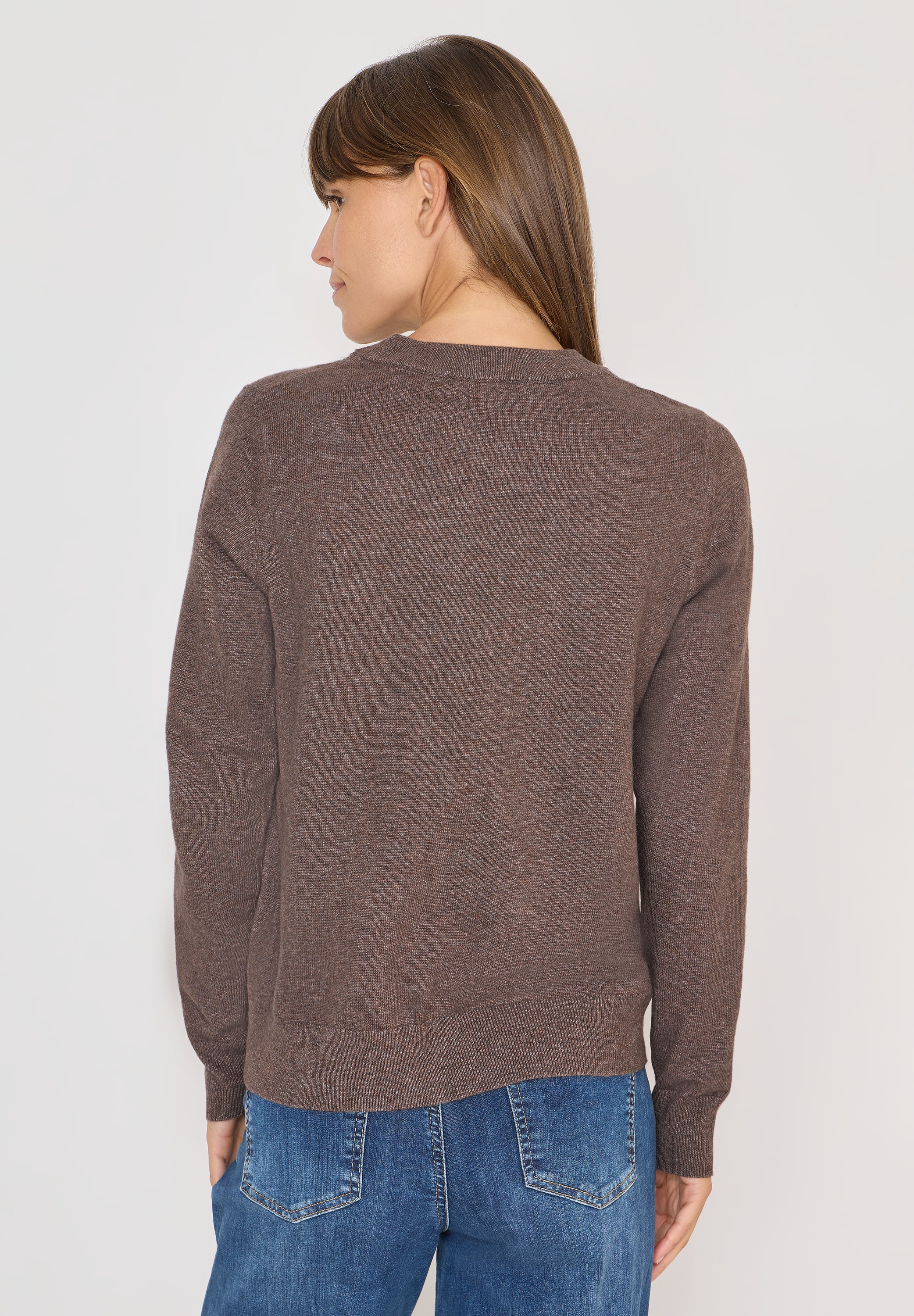 Cecil Strickpullover mit Rundhalsausschnitt günstig online kaufen