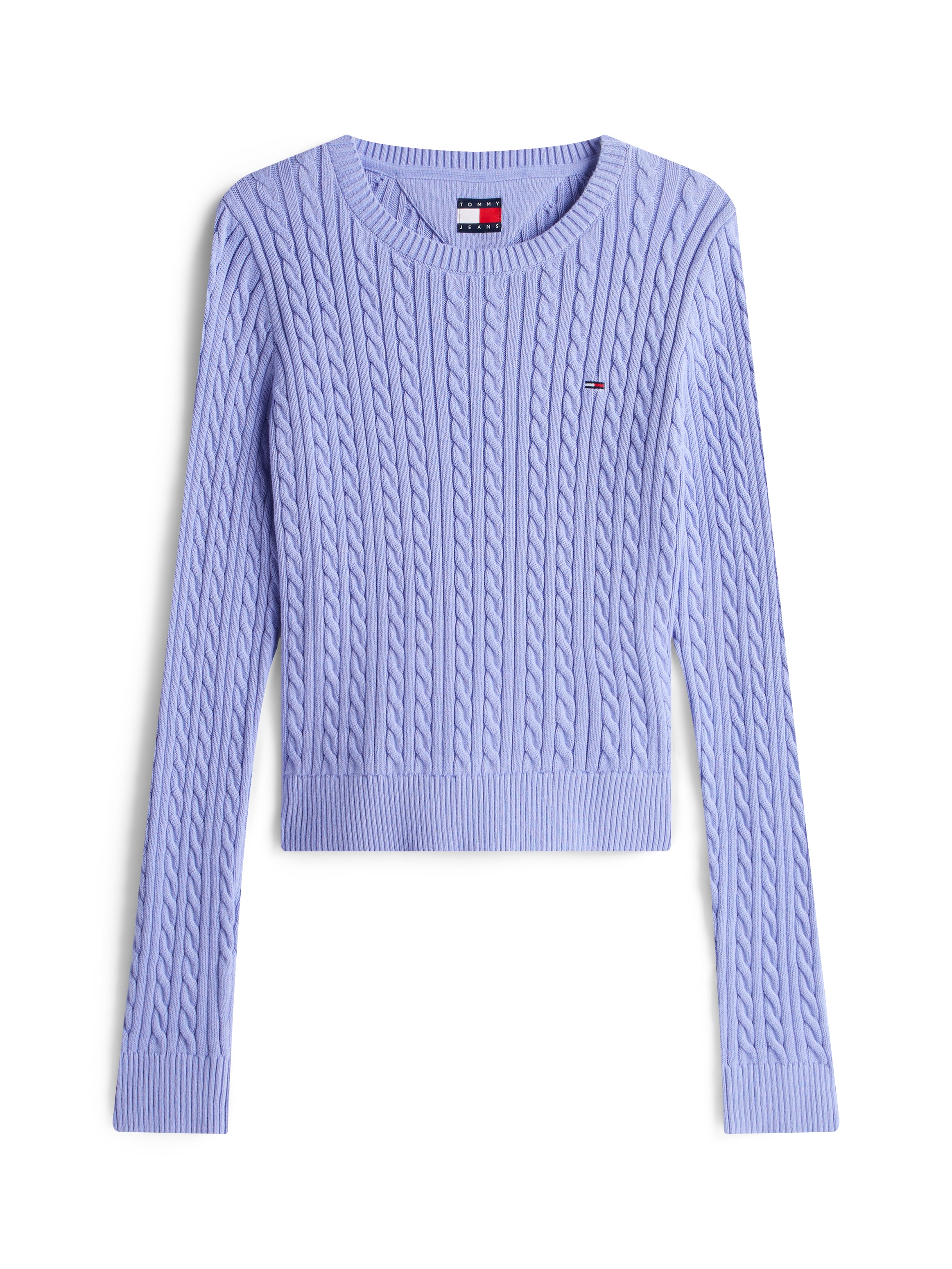 Tommy Jeans Strickpullover »TJW CABLE ESSENTIAL SWEATER«, mit Zopfmuster