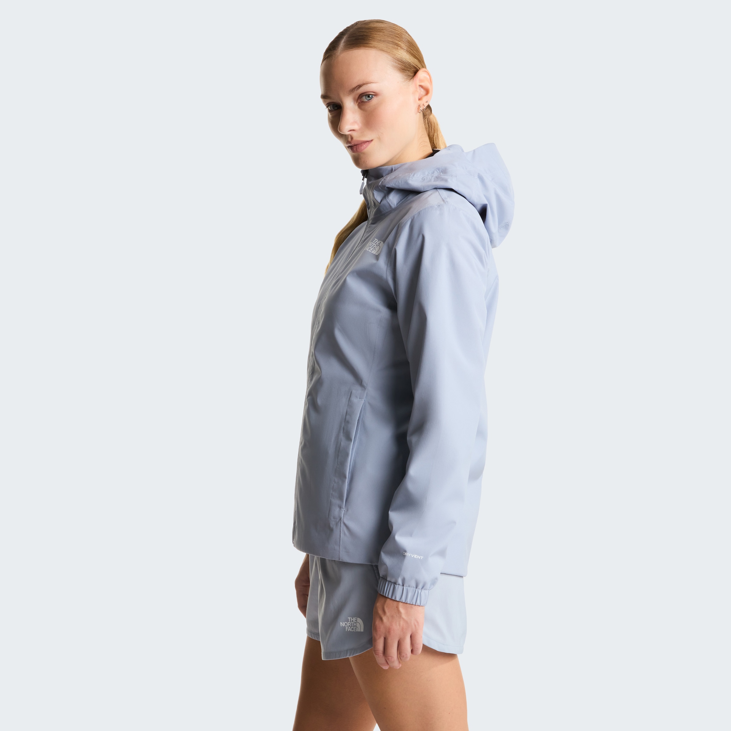 The North Face Funktionsjacke »W QUEST JACKET« mit Kinnschutz, atmungsaktiv, wasserabweisend, windabweisend, leicht