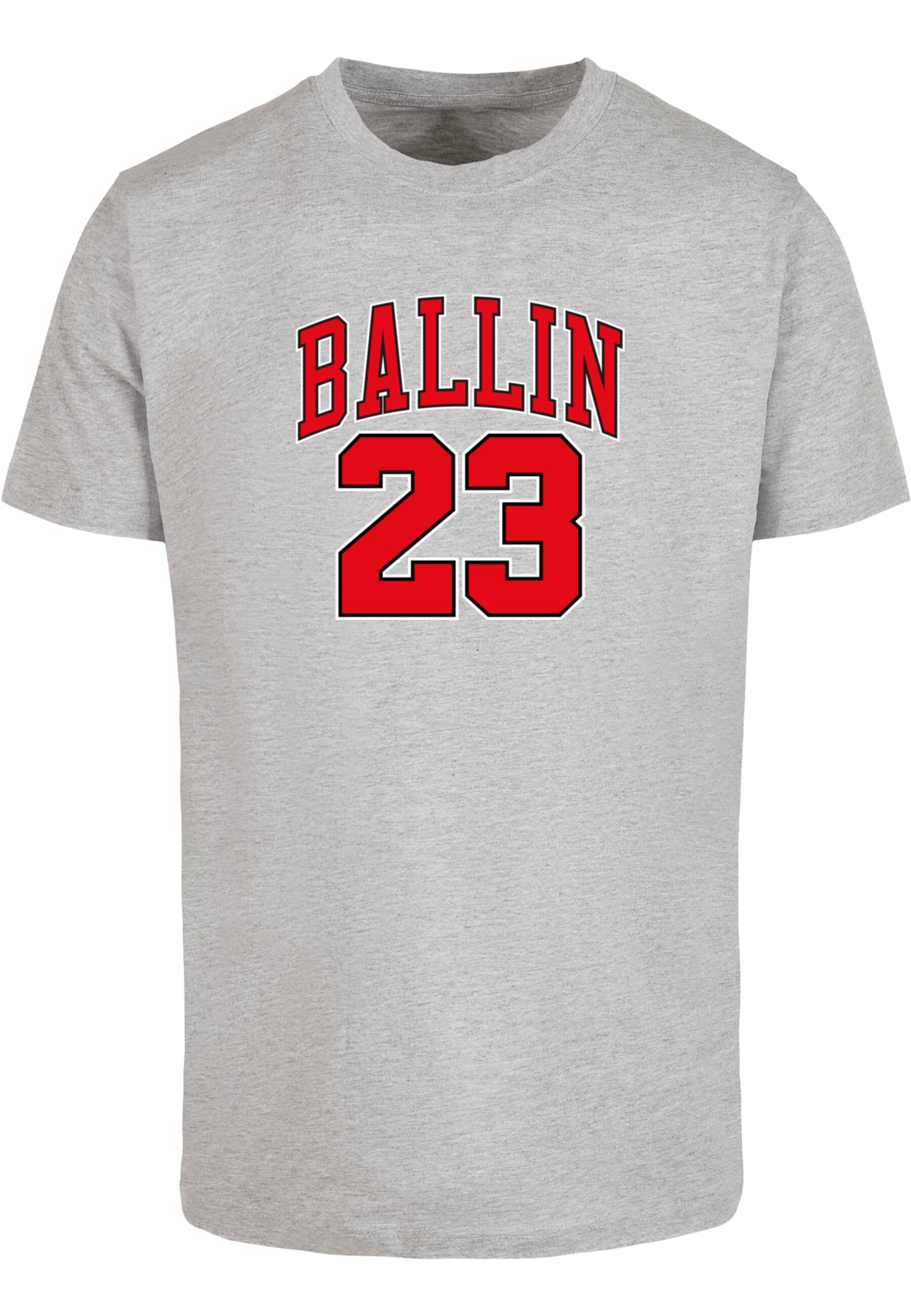 MisterTee Kurzarmshirt "MisterTee Herren Ballin 23 Tee" günstig online kaufen