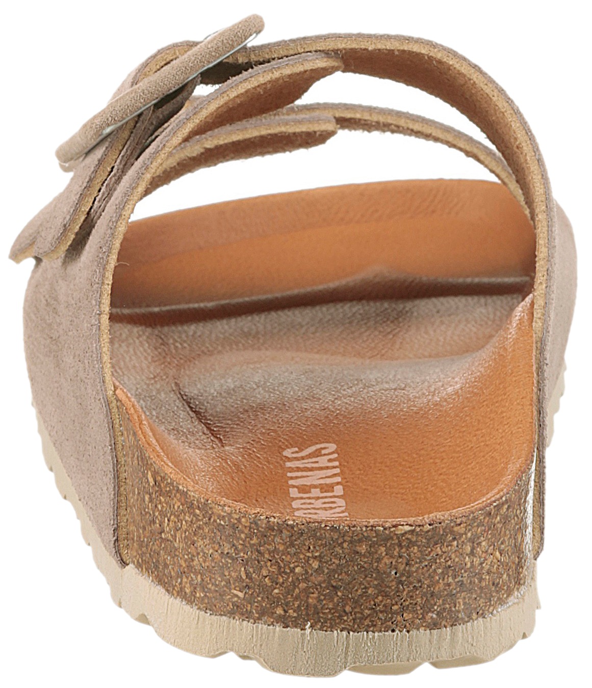 VERBENAS Pantolette "Randell Velour" Sommerschuh, Flat, Hausschuh mit Softf günstig online kaufen