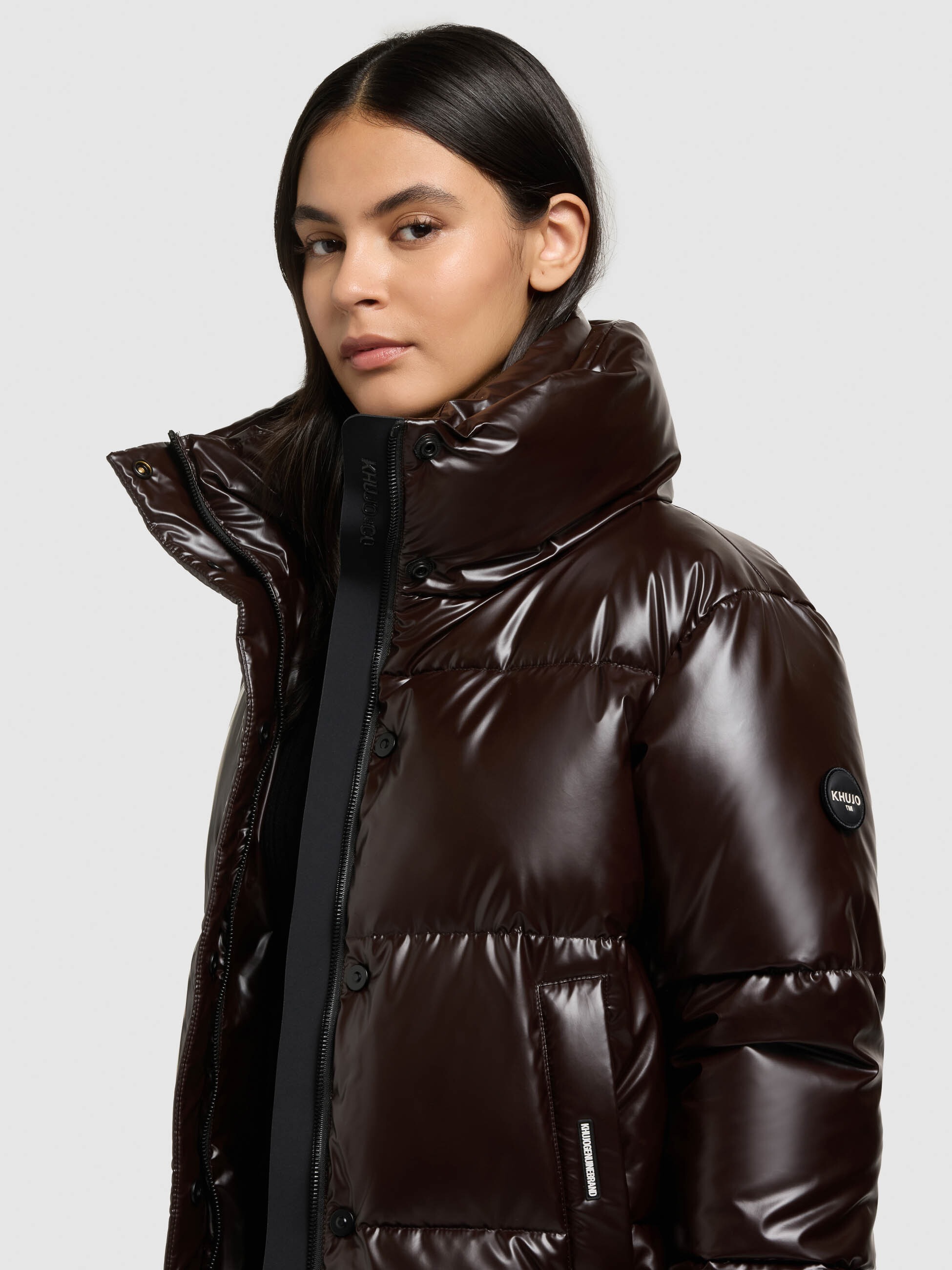 khujo Steppjacke »RINJA2 SHINY« ohne Kapuze