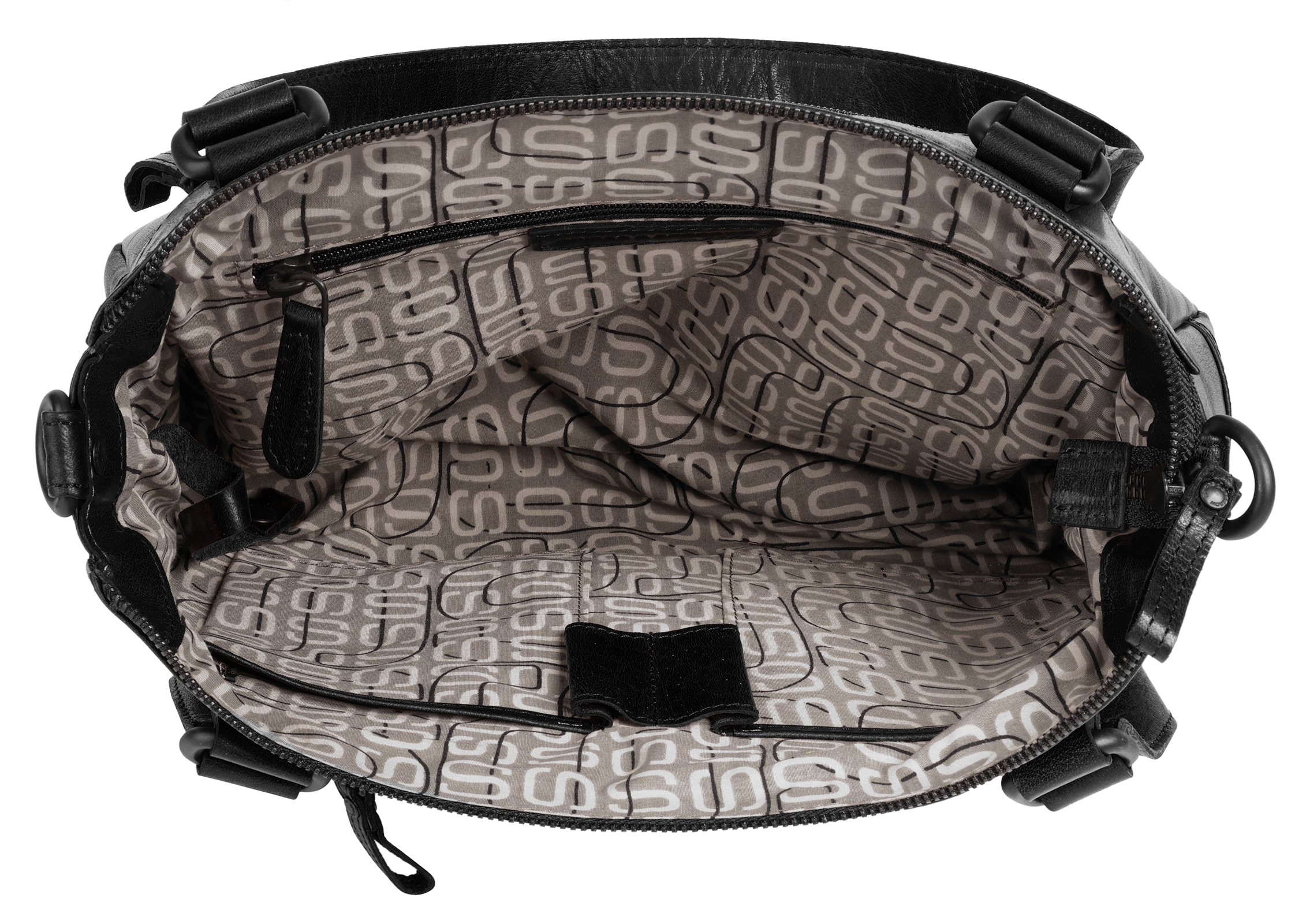 Spikes & Sparrow Henkeltasche, echt Leder