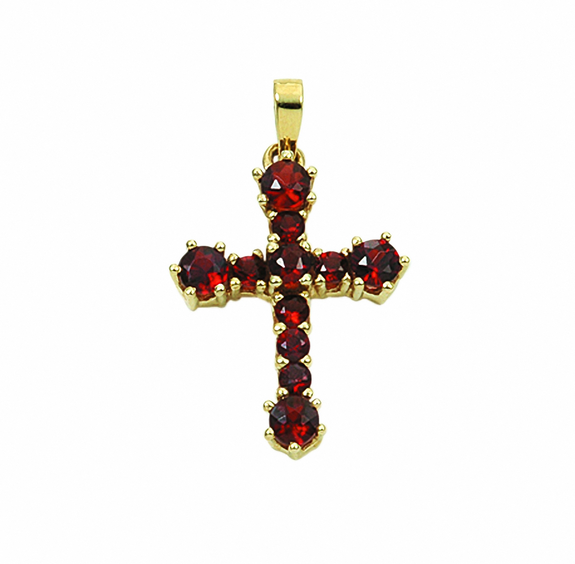Black Friday Kreuz mit mit Halskette | »333 Kette Gold - Set Adelia´s Anhänger Schmuckset Anhänger Granat«, mit BAUR