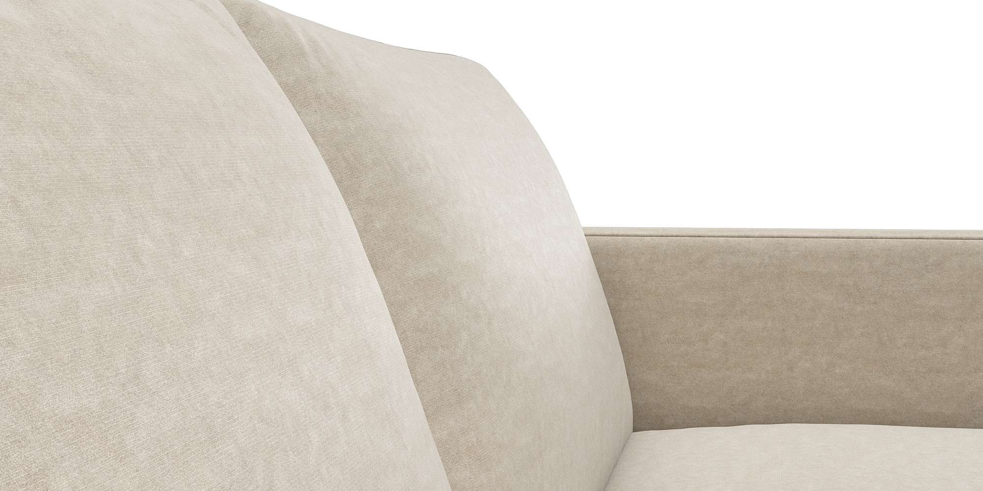 FLEXLUX Ecksofa »Fiore, L-Form«, schmale Armlehnen, Kaltschaum, Füße Alu+ Eiche