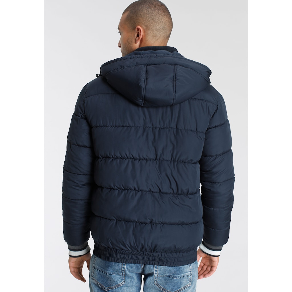 AJC Steppjacke, mit Kapuze