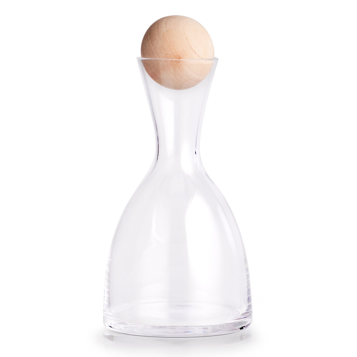 Zeller Present Karaffe Glas/Schime-Holz, 750 ml günstig online kaufen