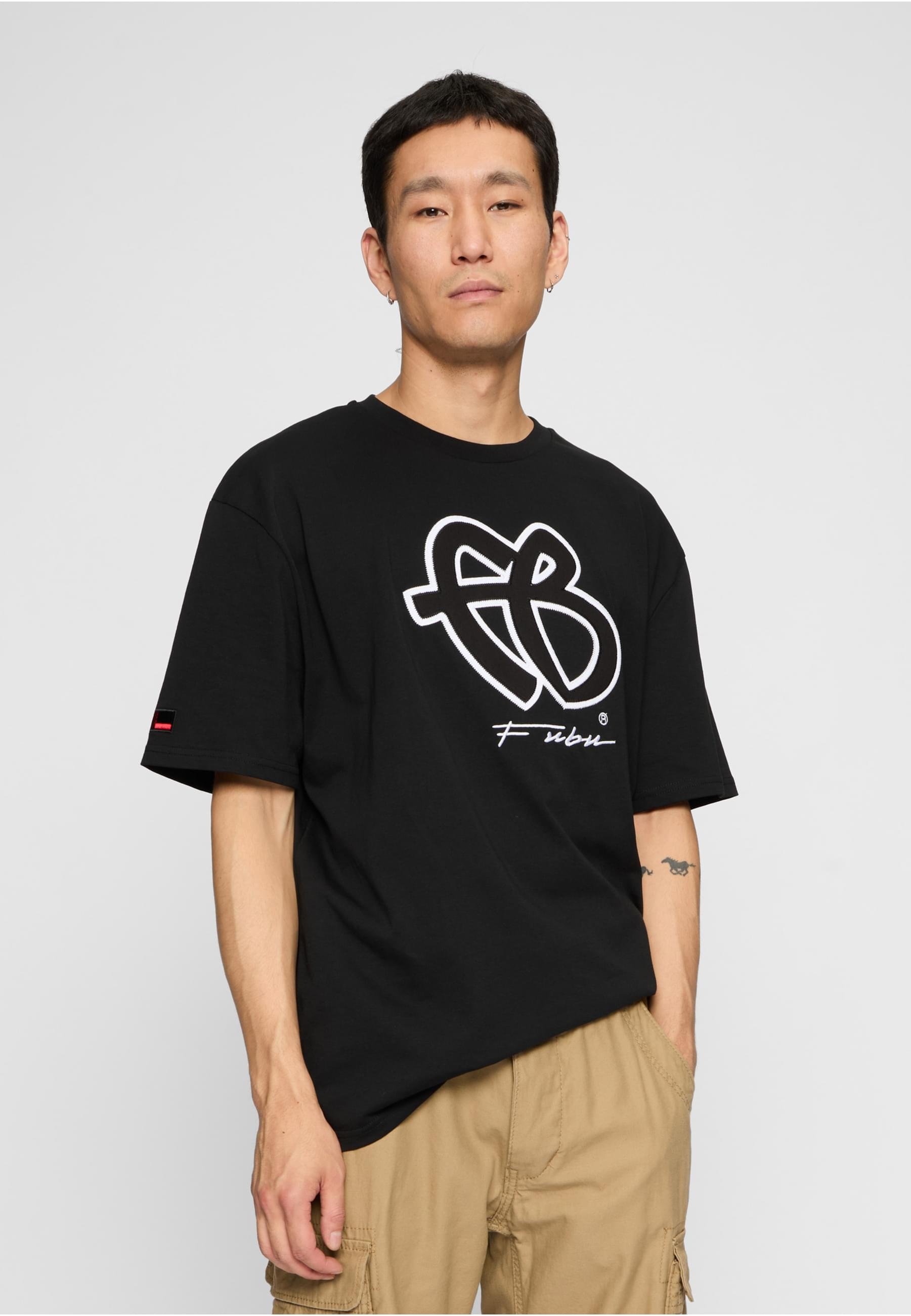Fubu T-Shirt »Fubu FBMQ41903BLK1 Fubu Classic T-Shirt« 1 Stk. tlg.