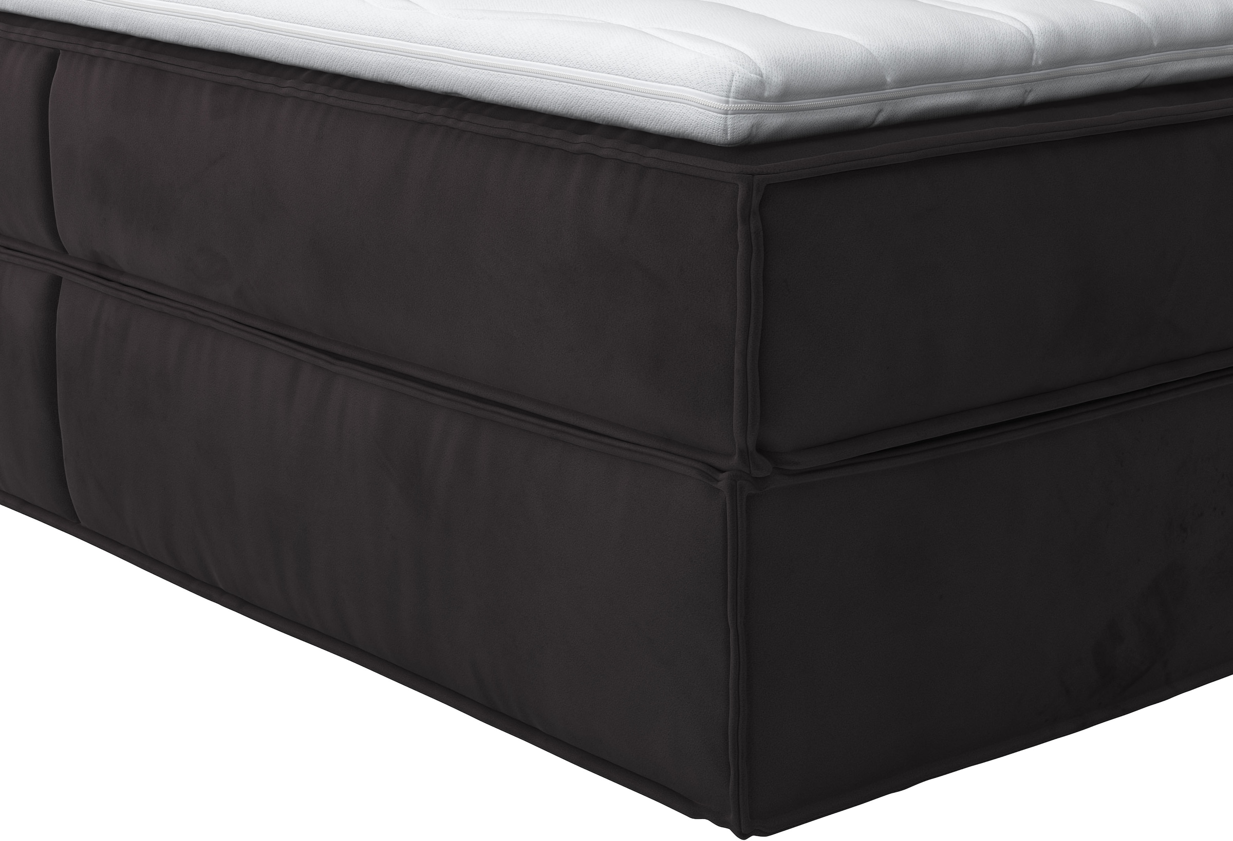Home affaire Boxspringbett »Sacy«, Boxbett inkl. Topper, 2 Matratzen, Härtegrade H2, H3 und H4 wählbar