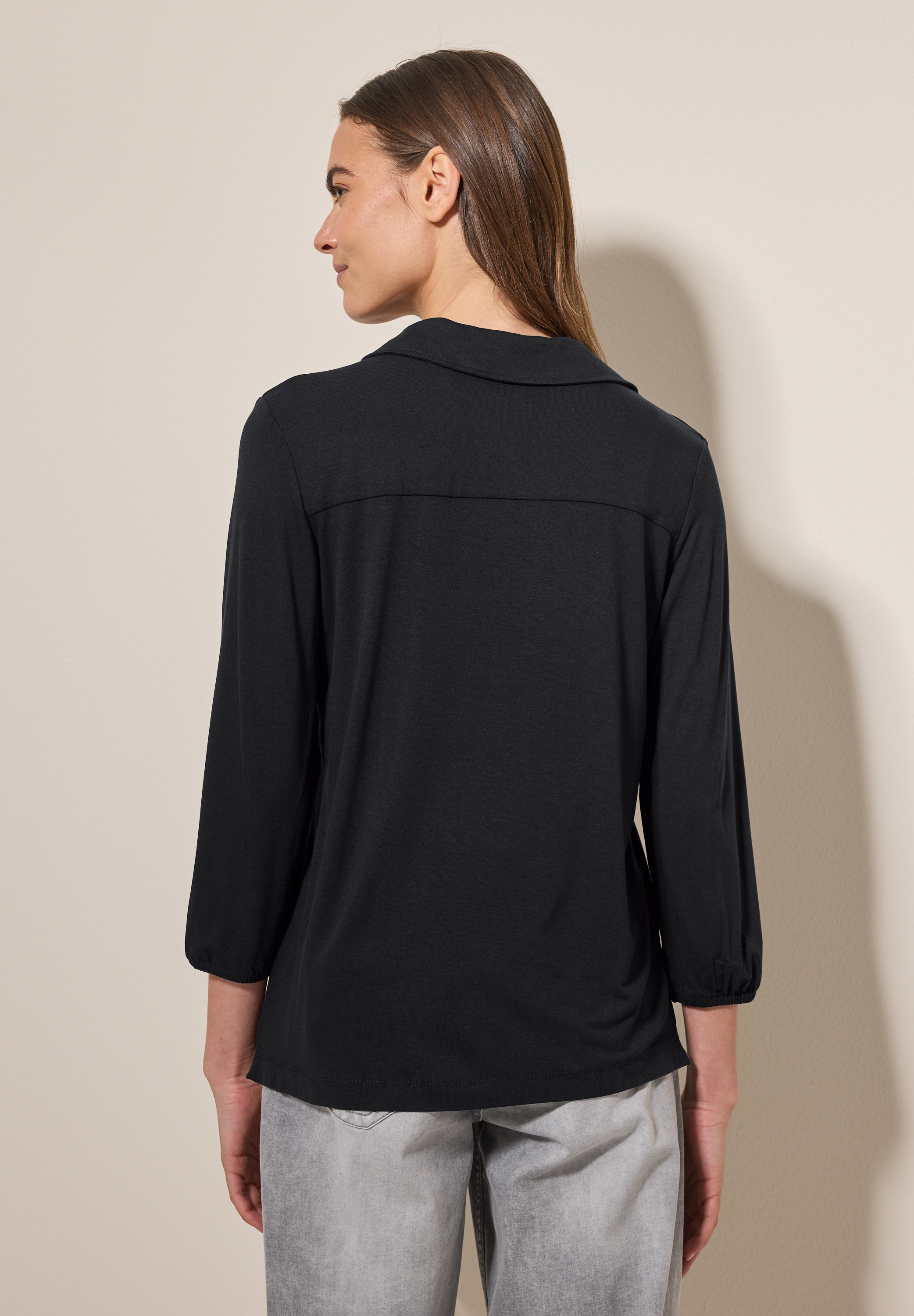 Cecil Poloshirt, mit 3/4 Ärmeln