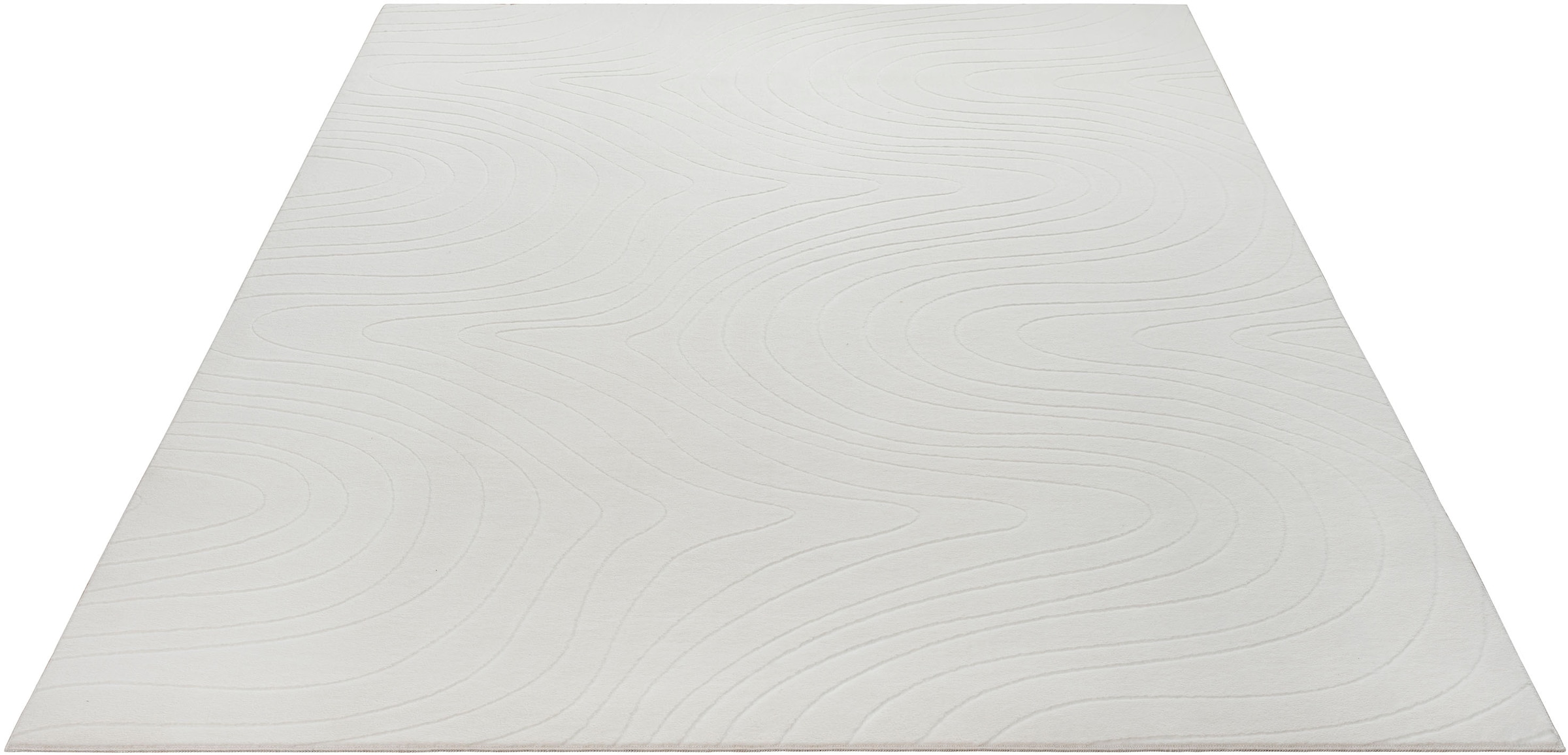 OTTO home Teppich »Novva« rechteckig 8 mm Höhe mit Anti-Rutsch-Rücken und 3D-Optik