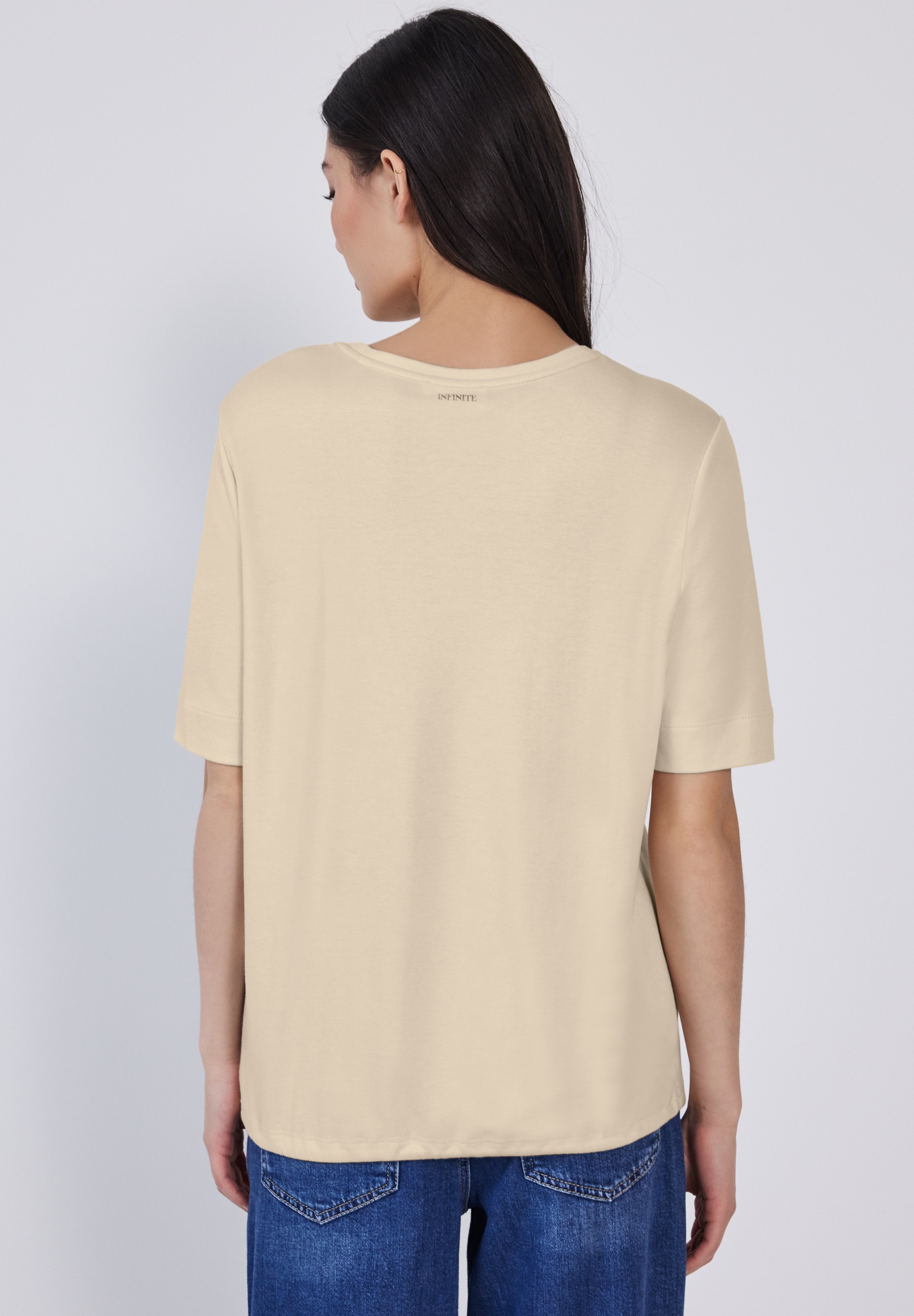 STREET ONE STUDIO T-Shirt, mit Rundhalsausschnitt