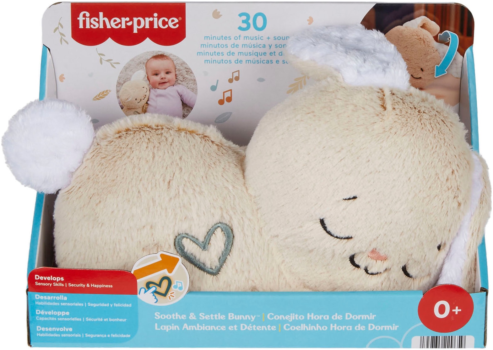 Fisher-Price® Plüschfigur »Schlummer-Häschen«, Einschlafhilfe, mit sanftem Licht