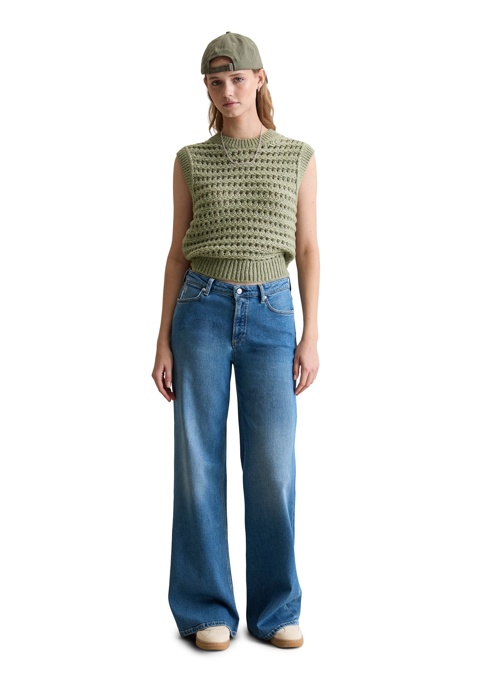 Marc O'Polo DENIM Rundhalspullover »aus softem Schurwolle-Mix«