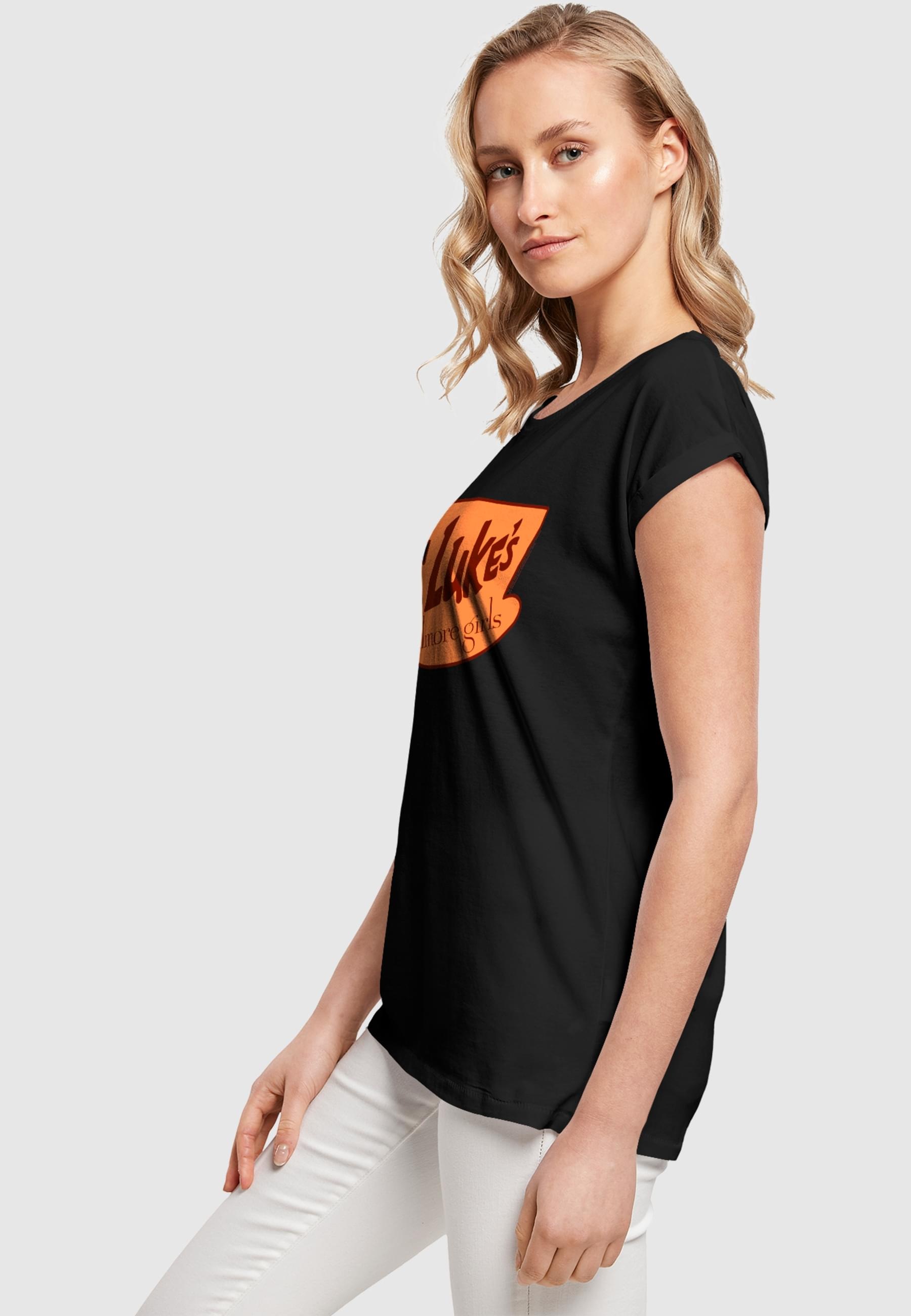 ABSOLUTE CULT T-Shirt »ABSOLUTE CULT Ladies Gilmore Girls - Luke's Logo T-Shirt«, (1 tlg.)