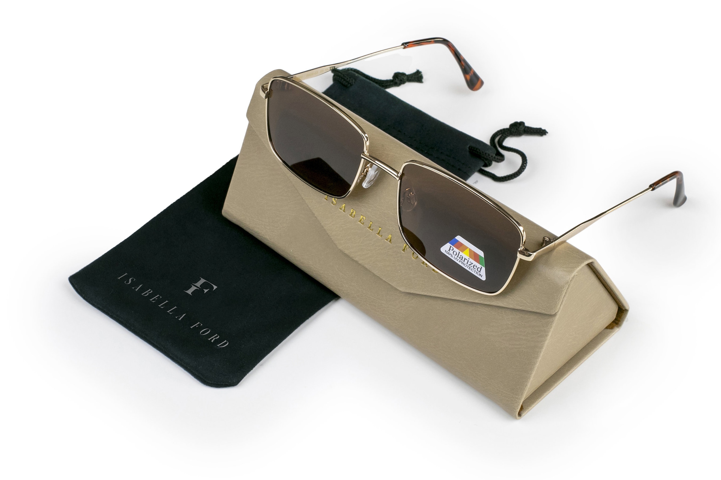 ISABELLA FORD Sonnenbrille »FA08-03« Glass 0.74MM Polarized Lens UV400，CAT3.0