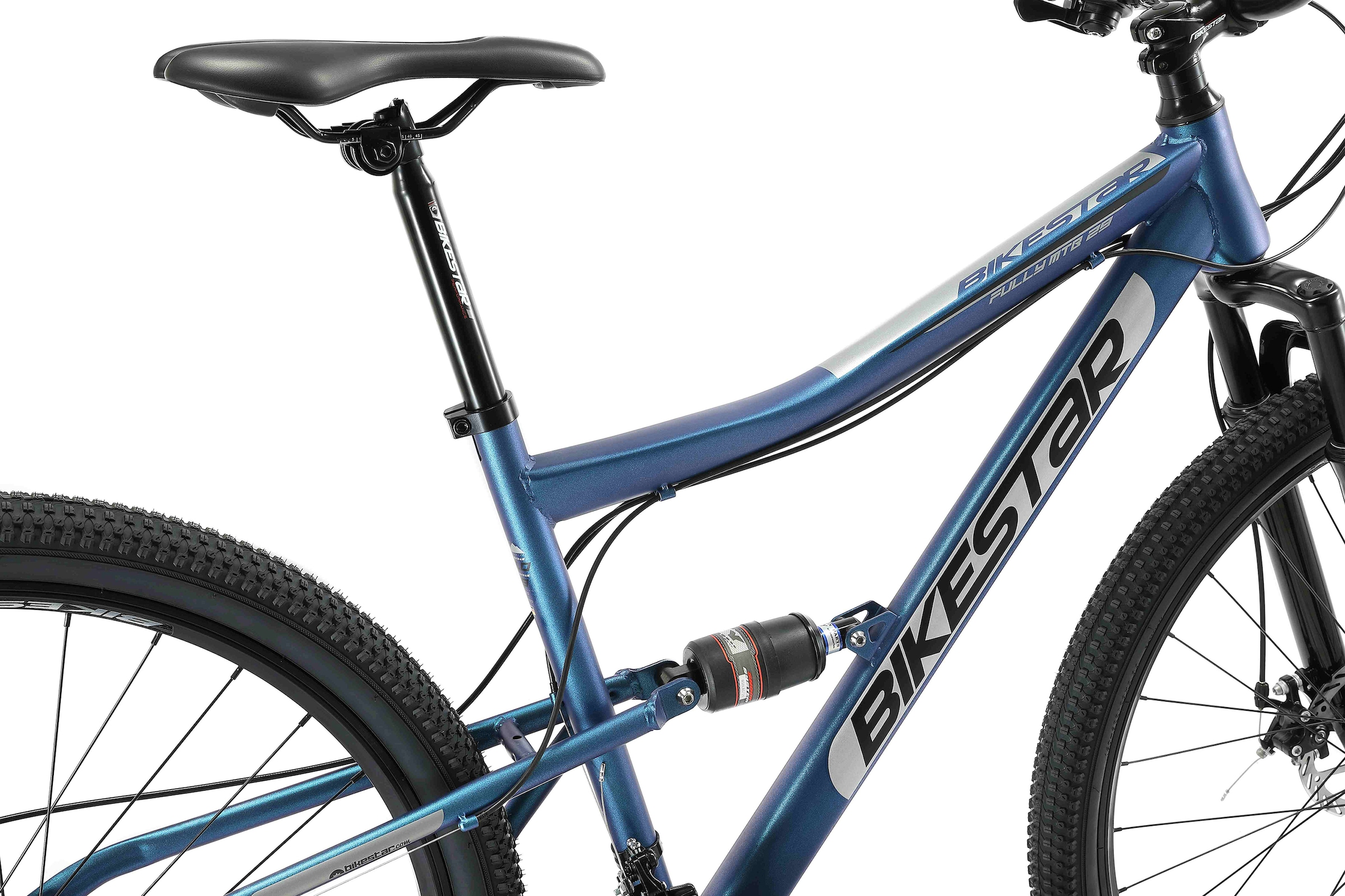Bikestar Mountainbike, 21 Gang, Shimano, RD-TY300 Schaltwerk, Kettenschaltung, für Damen und Herren, Kettenschaltung