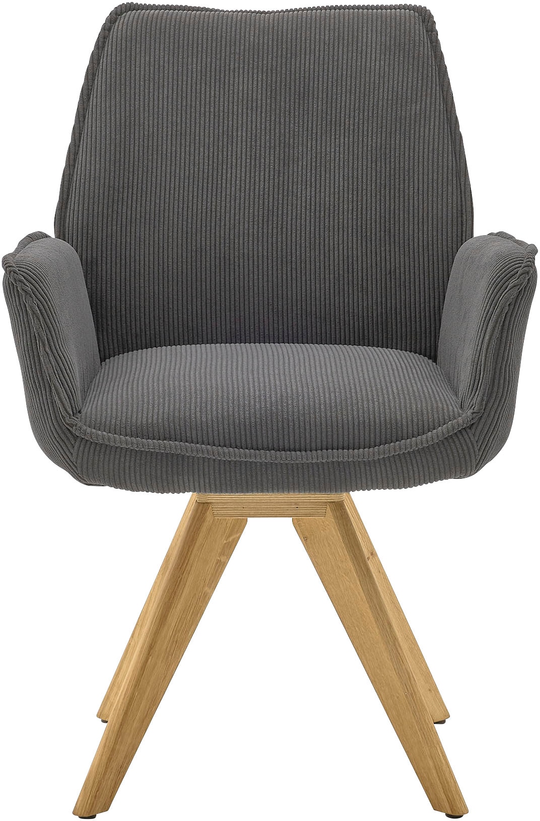 Musterring Esszimmerstuhl "Tiama", Cord, Stativgestell Eiche massiv, 180 dr günstig online kaufen