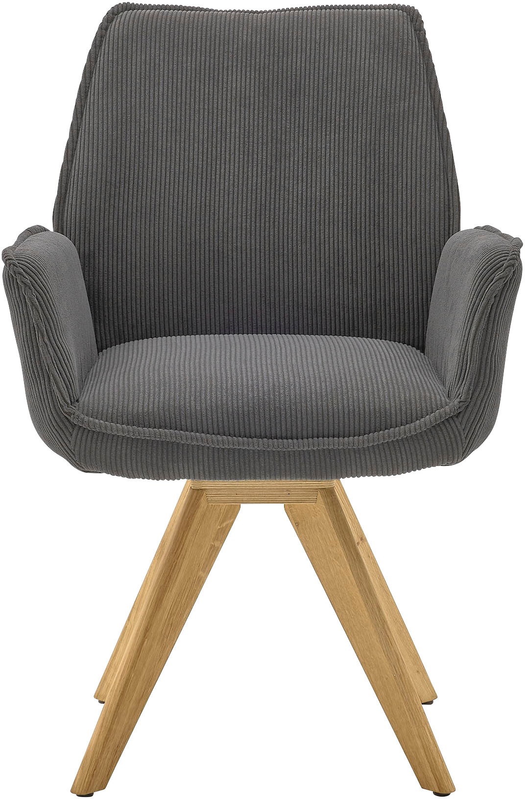 Musterring Esszimmerstuhl "Tiama", (Set), 2 St., Cord, Stativgestell Eiche günstig online kaufen