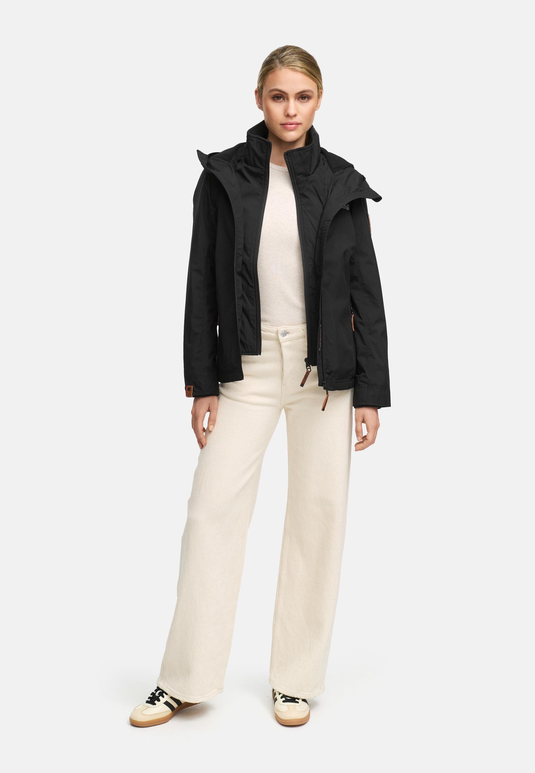Marikoo Outdoorjacke »Erdbeere«, mit Kapuze, sportliche Funktionsjacke mit Kapuze