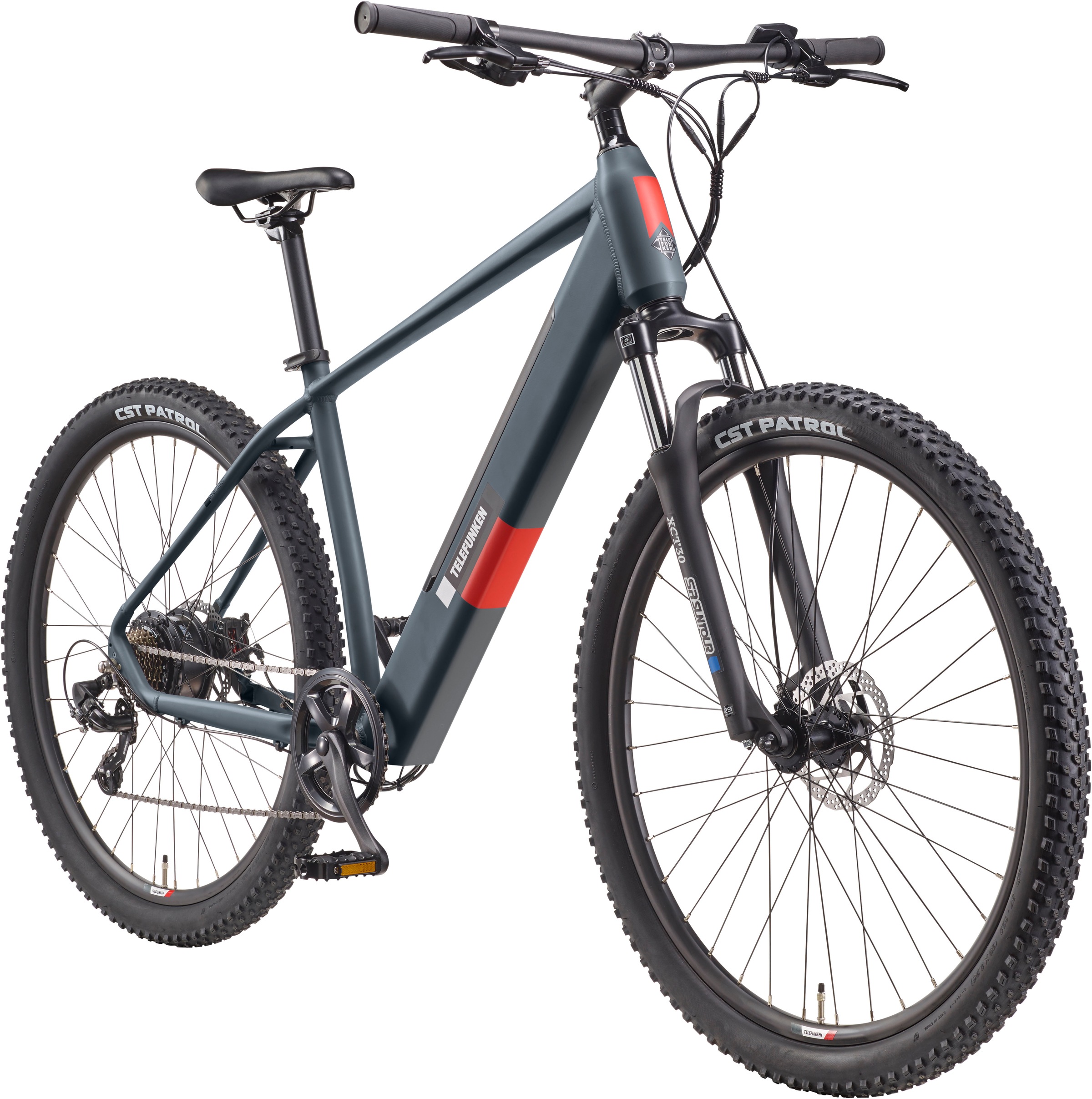 Telefunken E-Bike »Aufsteiger M921«, 7 Gang, Shimano, Heckmotor 250 W, (29 Zoll, Scheibenbremsen), Pedelec, Elektrofahrrad für Damen u. Herren, MTB, Mountainbike