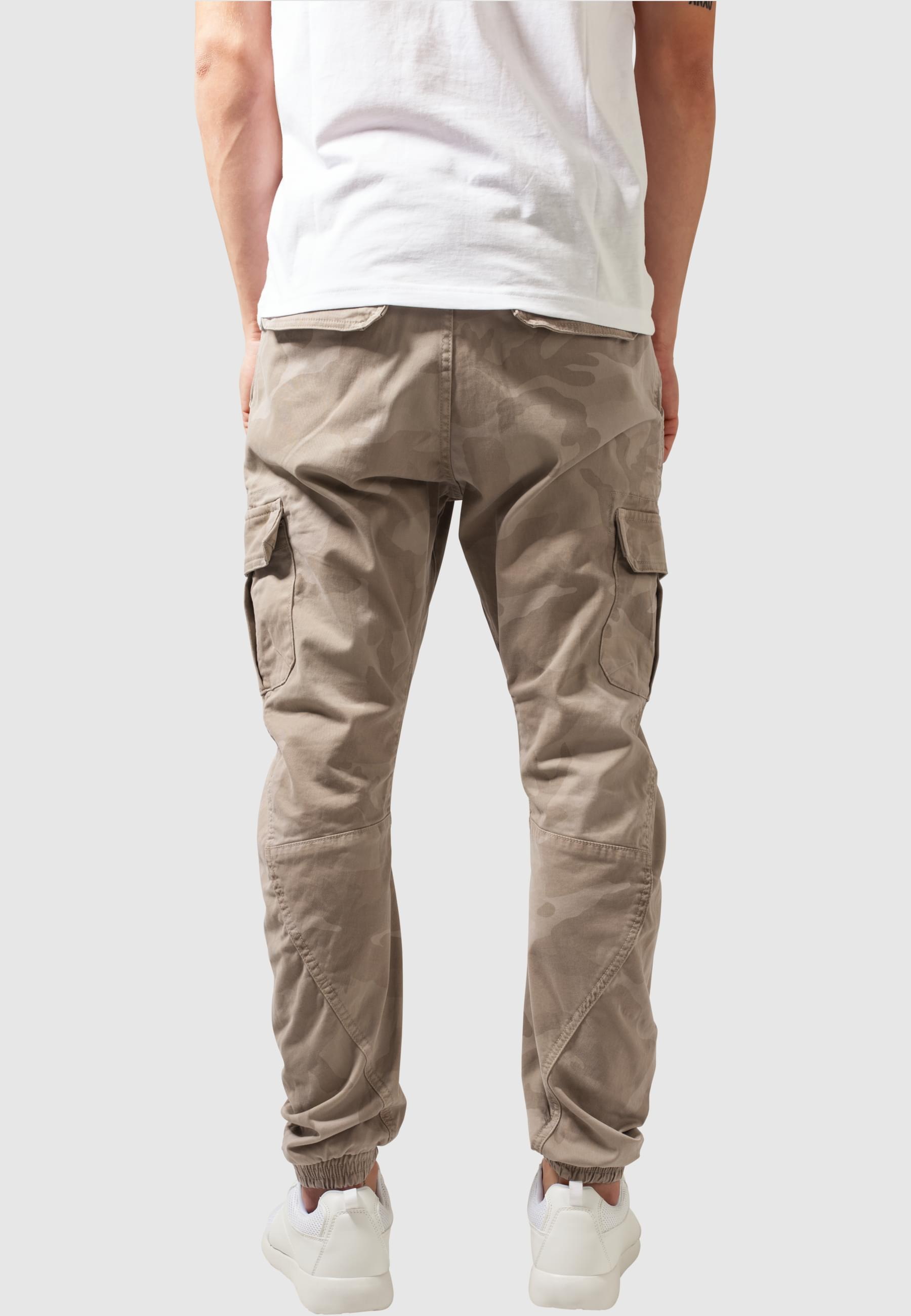 URBAN CLASSICS Cargohose »Urban Classics Herren Camo Cargo Jogging Pants«, (1 tlg.)