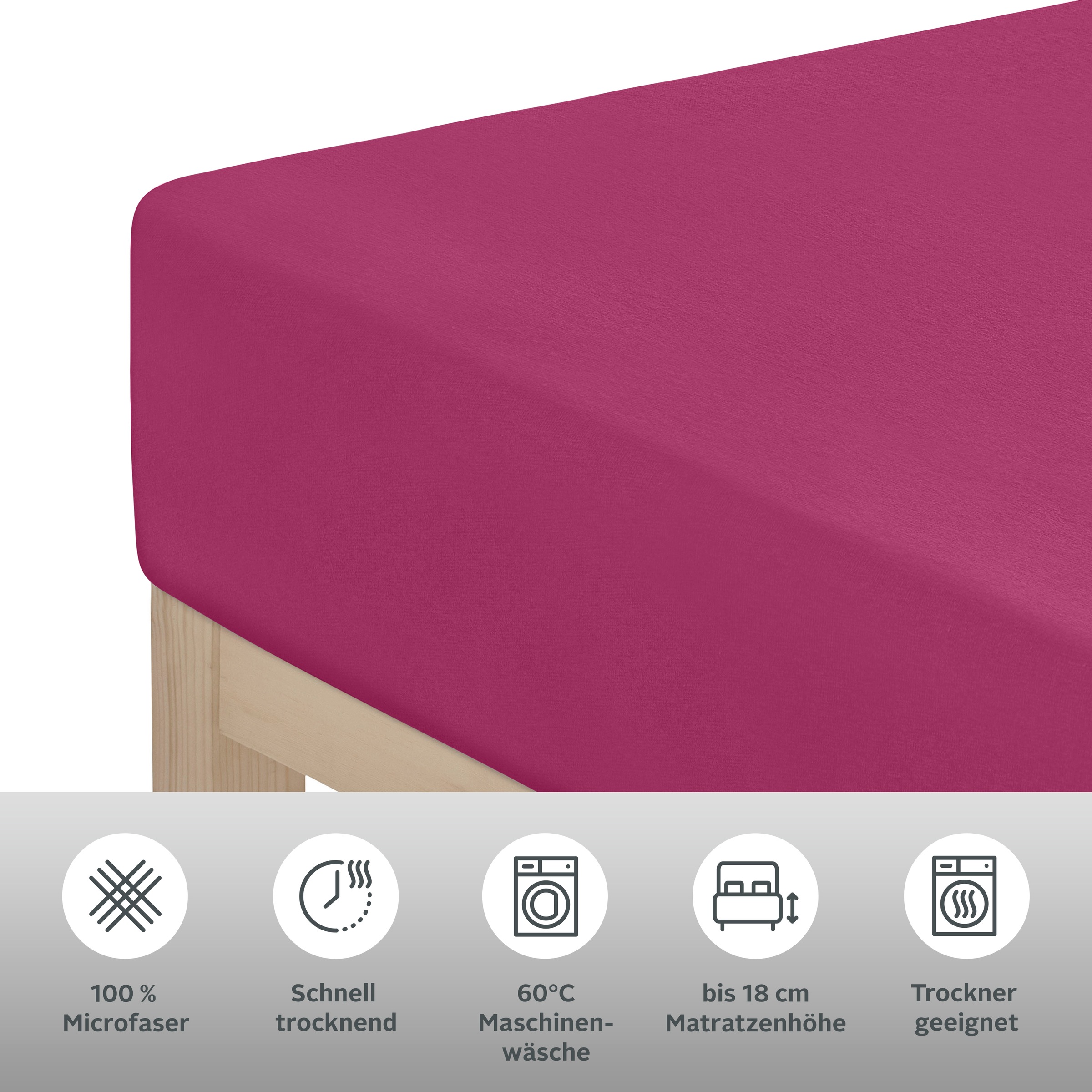 OTTO home Spannbettlaken "PAPRIKA" Bettlaken, Laken, in zwei Qualitäten: Fl günstig online kaufen