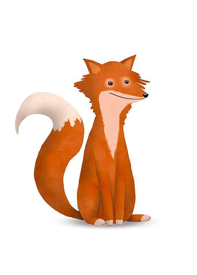 Komar Bild »Cute Animal Fox« Tiere 1 Stk. tlg. Wandbild zur Dekoration - ohne Rahmen