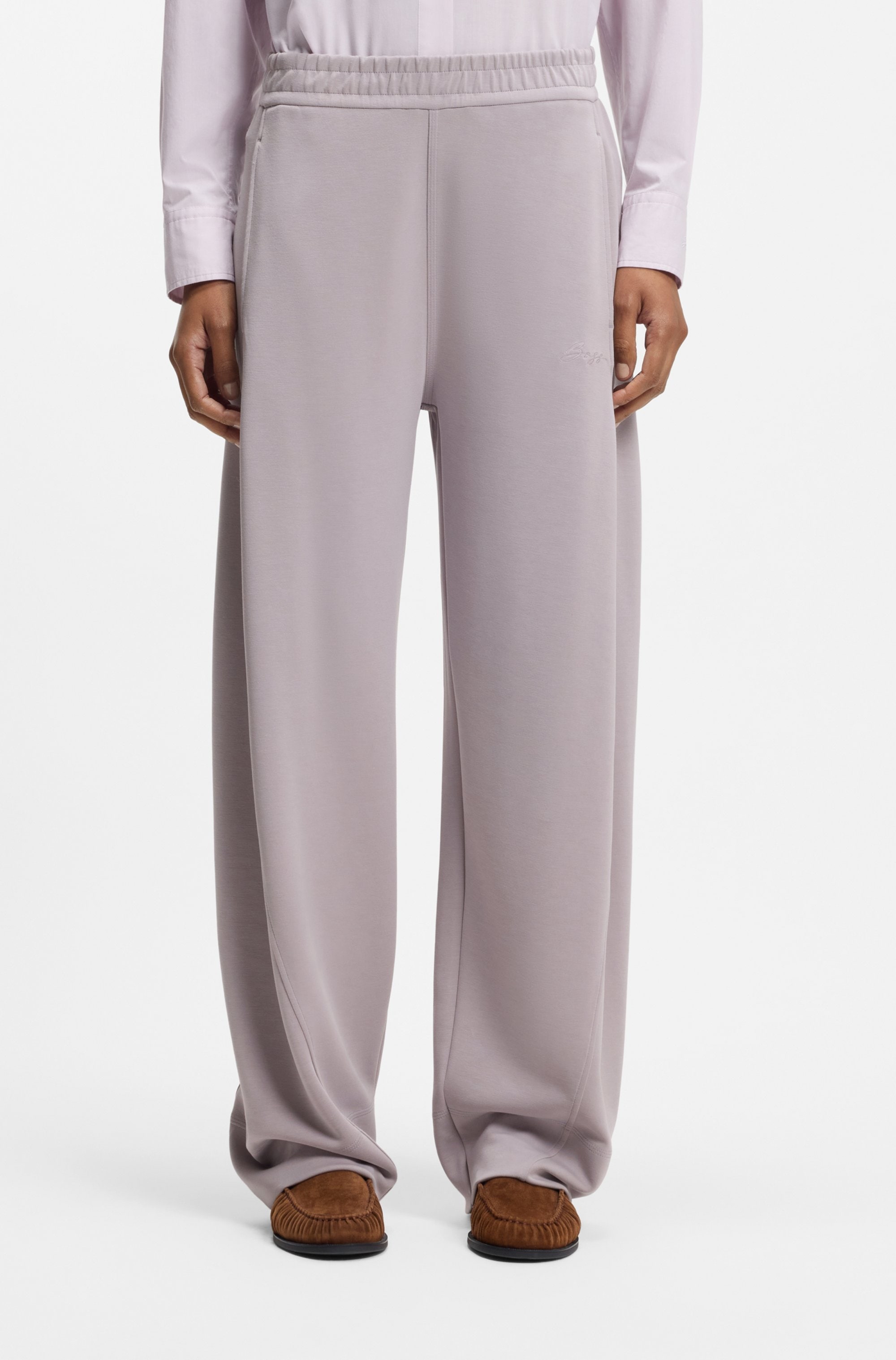 BOSS ORANGE Jogginghose "Eluxey Premium Damenmode" Balloon Fit günstig online kaufen