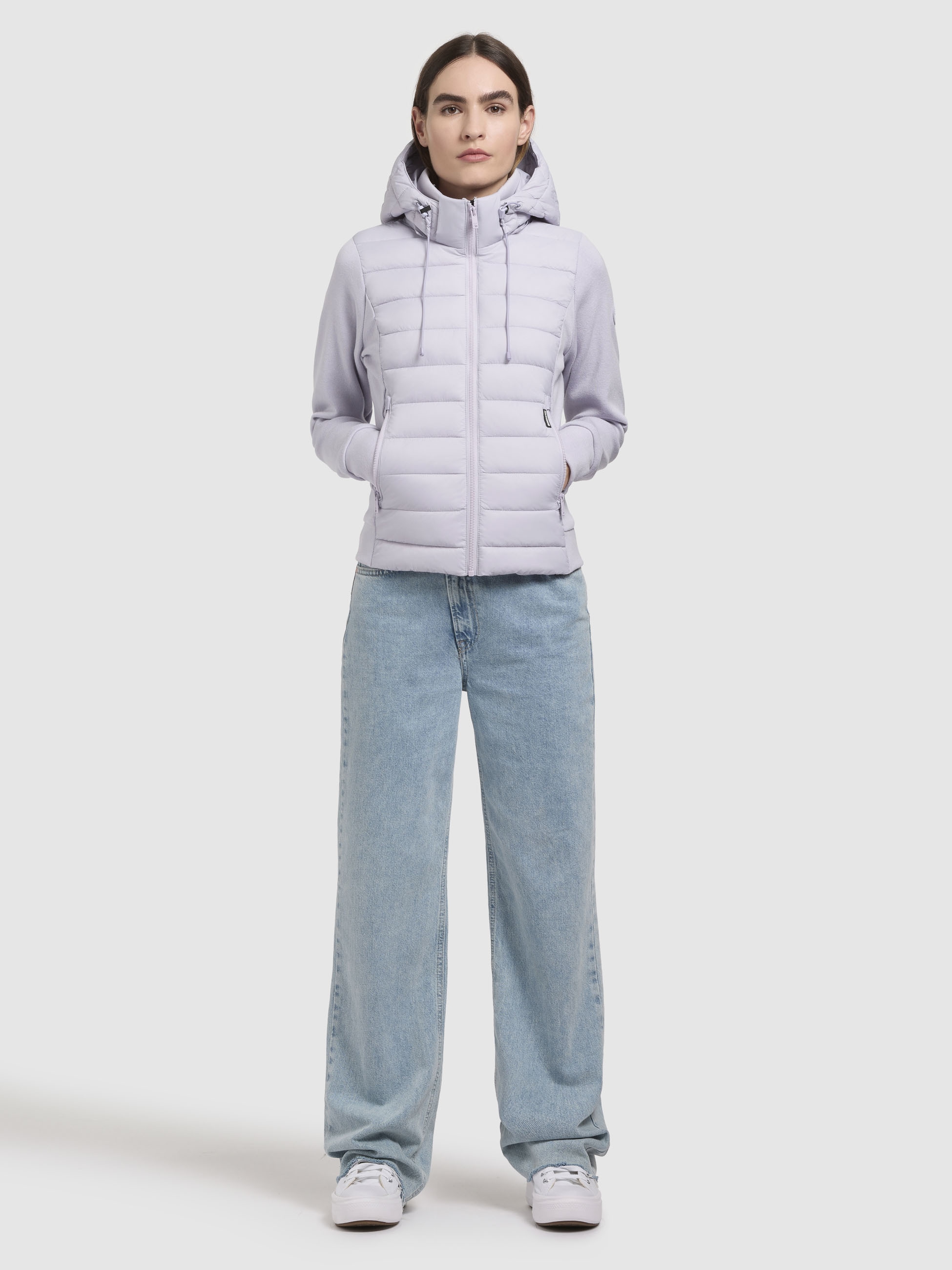 khujo Steppjacke »ATHI«, mit Kapuze