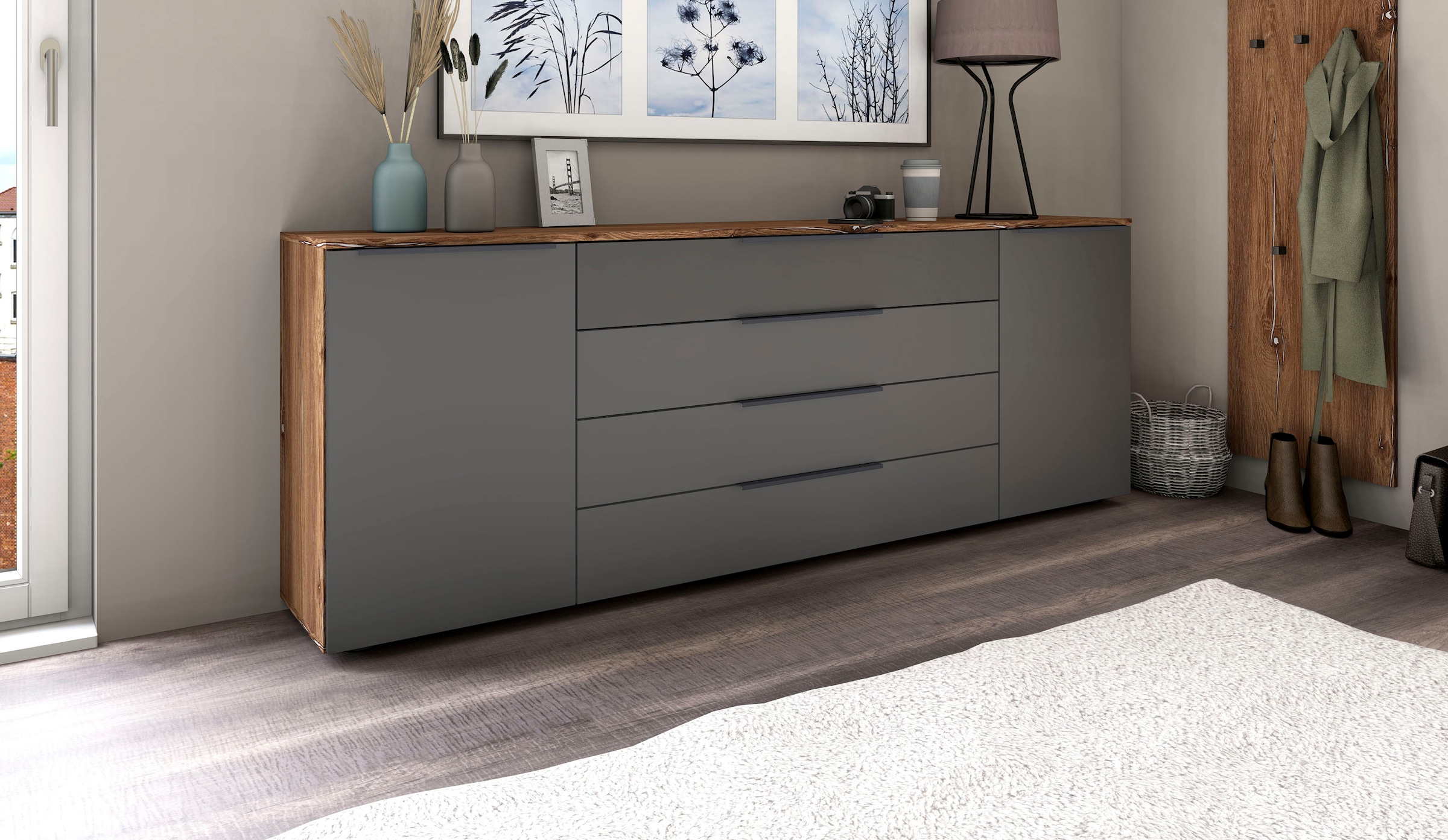 Möbel borchardt BAUR | cm Sideboard 200 »Tom«, Breite