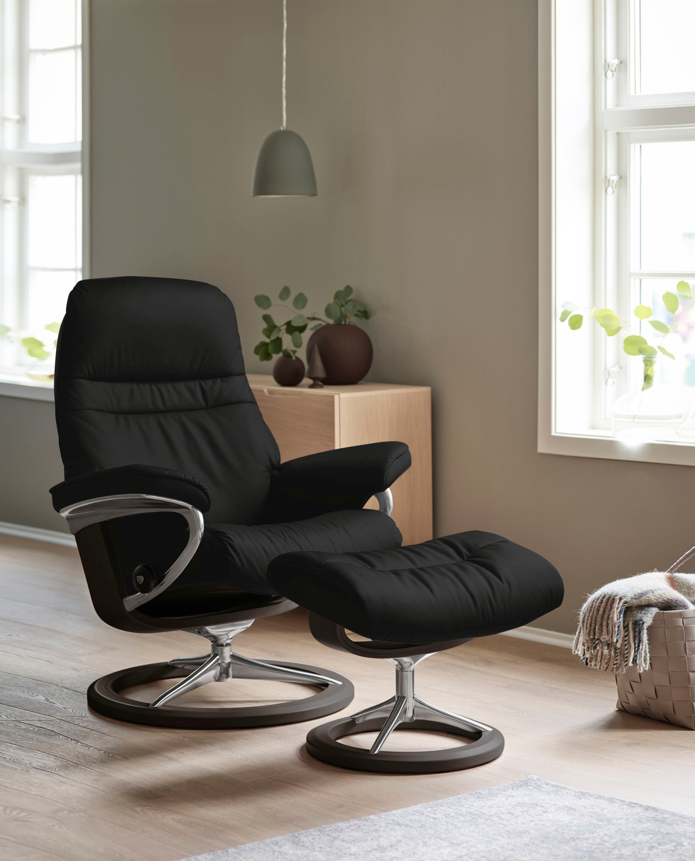 Stressless® Relaxsessel »Sunrise«, mit Signature Base, Größe S, Gestell Wenge