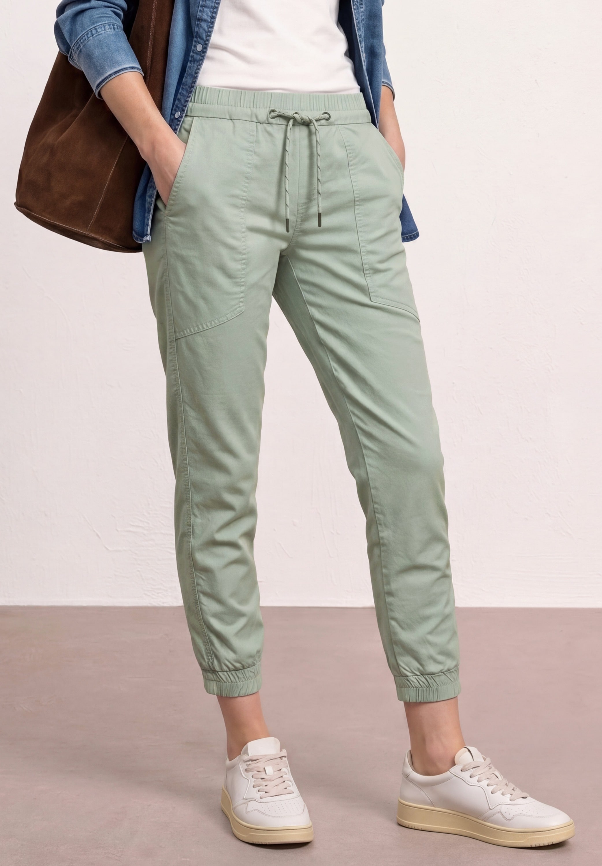 STREET ONE Stoffhose »Style Bonny«  Slim Leg Hose / Sommerhose im Loose Fit
