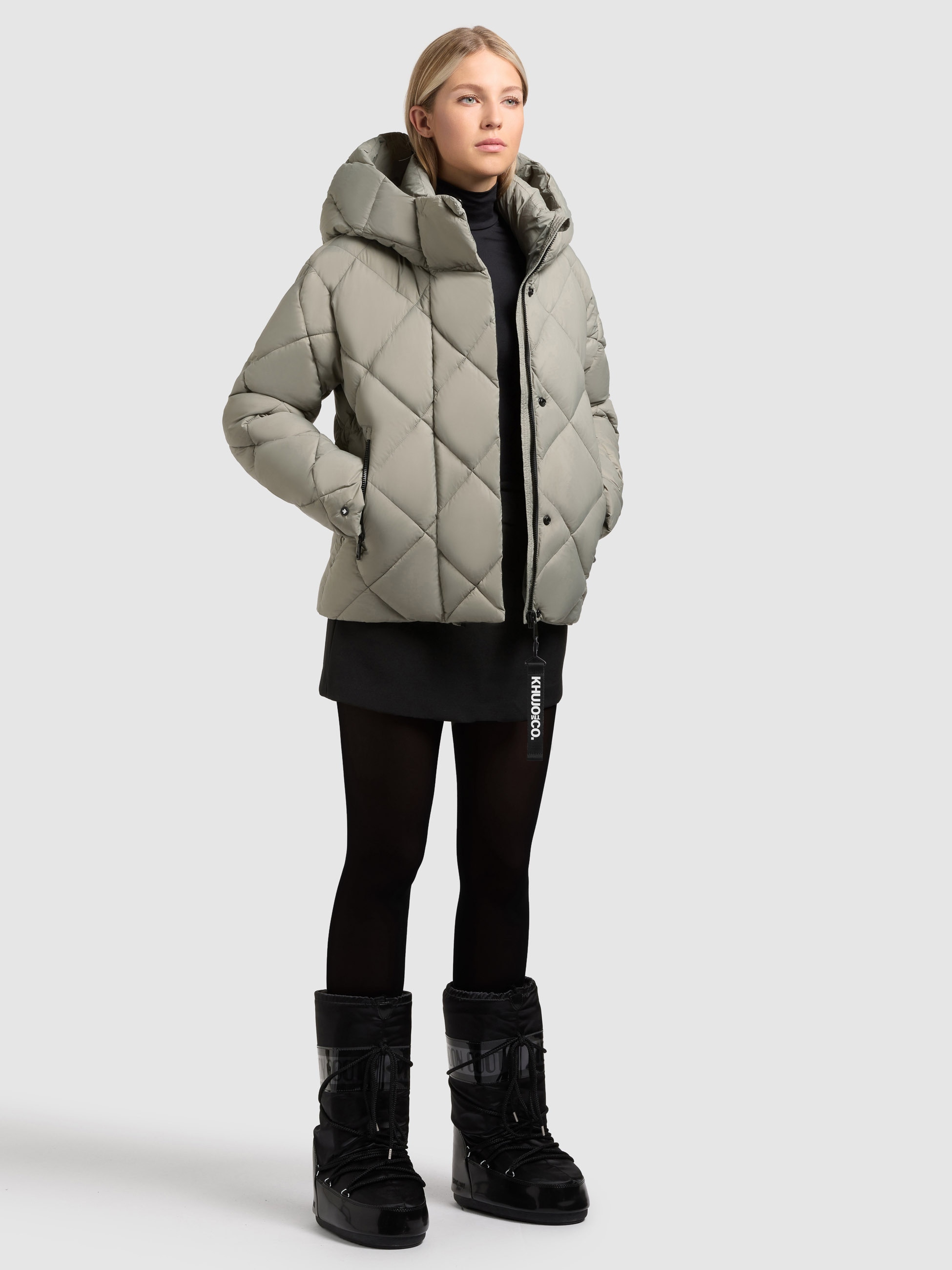 khujo Steppjacke »LILIAN« mit Kapuze